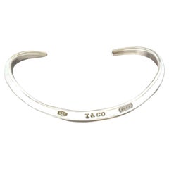 Tiffany & Co Estate 1837 Rare Chocker Sterling Silver