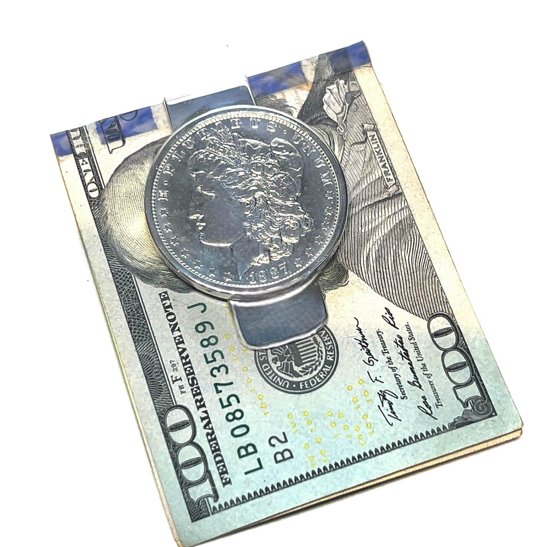 Tiffany & Co Estate 1887 E. Pluribus Unum Makers Money Clip Sterling Silver For Sale 1