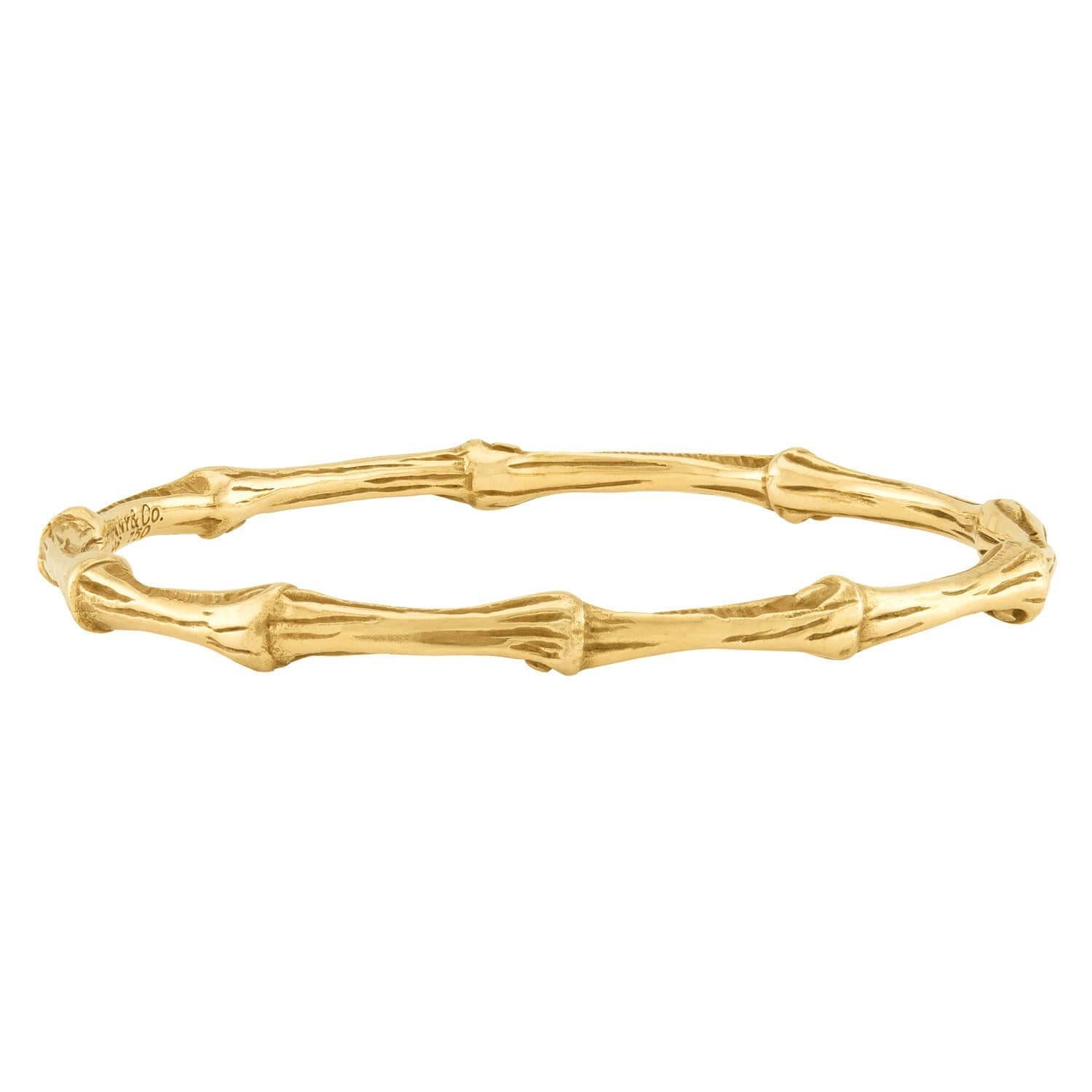 TIFFANY & CO. Brazalete de bambú 18k Moderno en venta