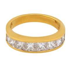 TIFFANY & CO. Estate 18k Diamond Half Band