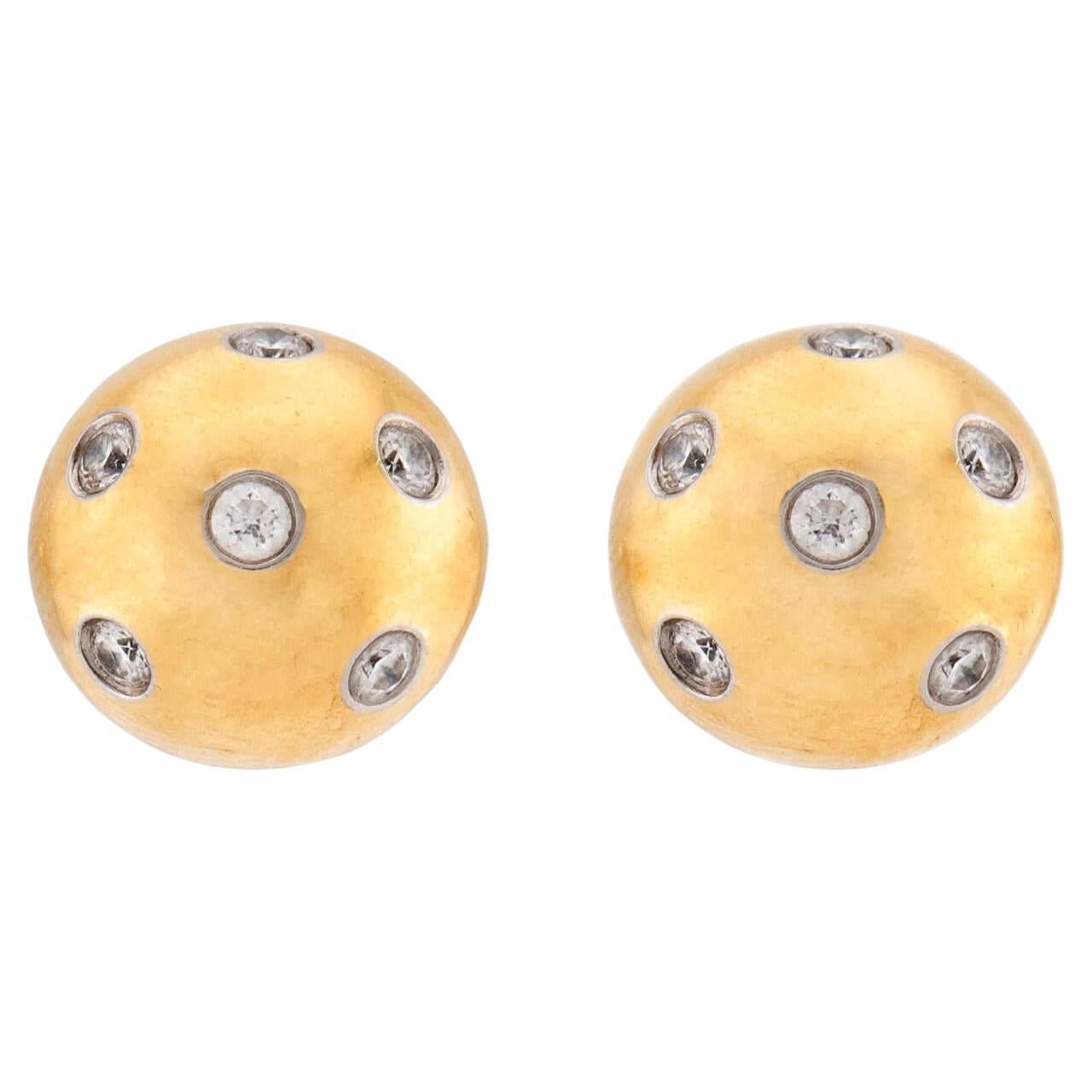 TIFFANY 
CO. Pendientes "Etoile" de diamantes Estate 18k/Platino en venta