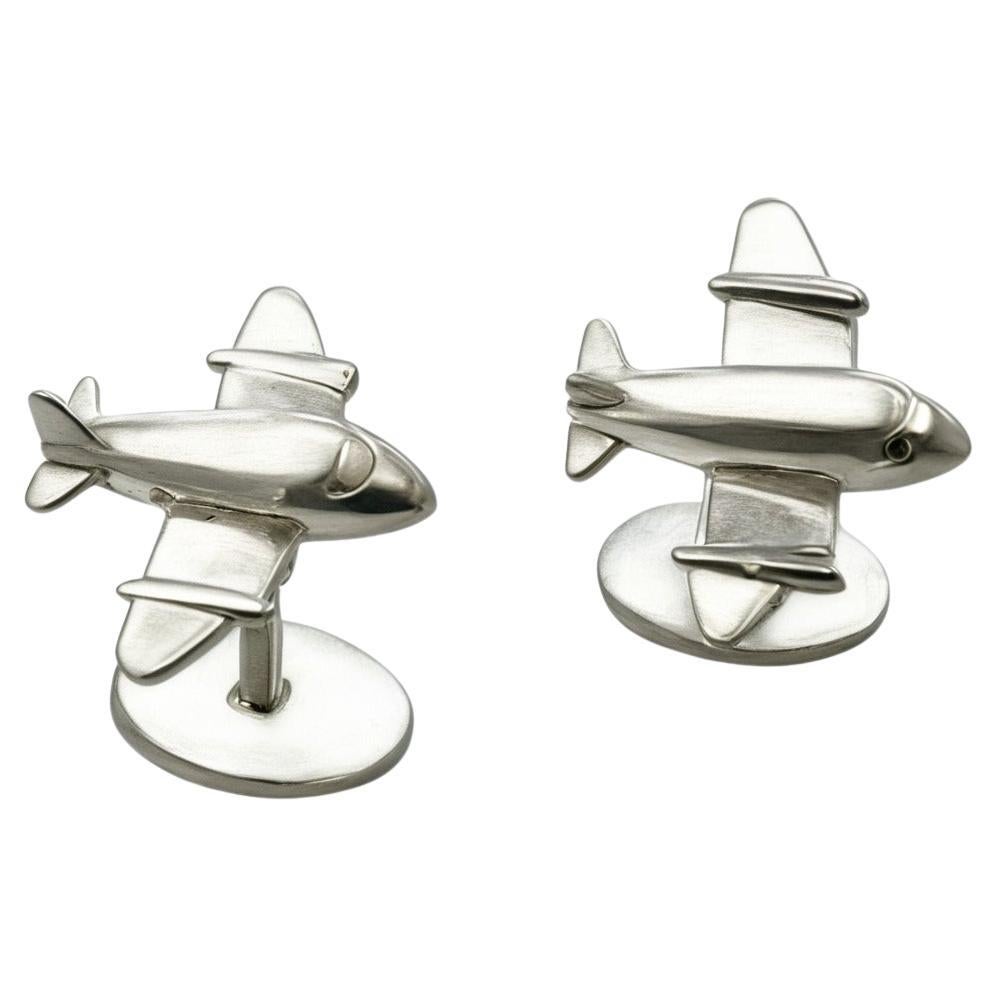 Tiffany & Co Estate Airplane Cufflinks Sterling Silver 9 Grams