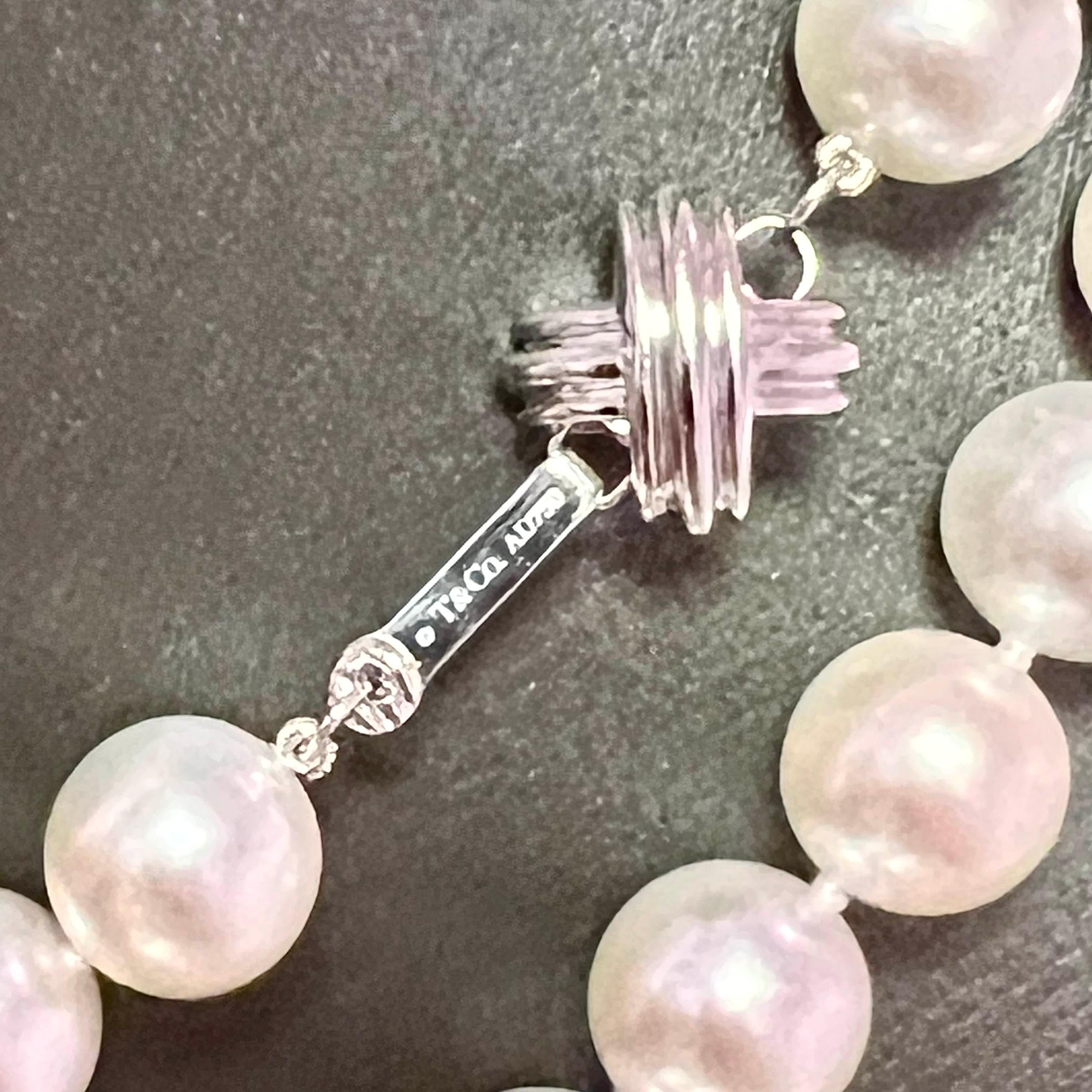 small pearl necklace tiffany