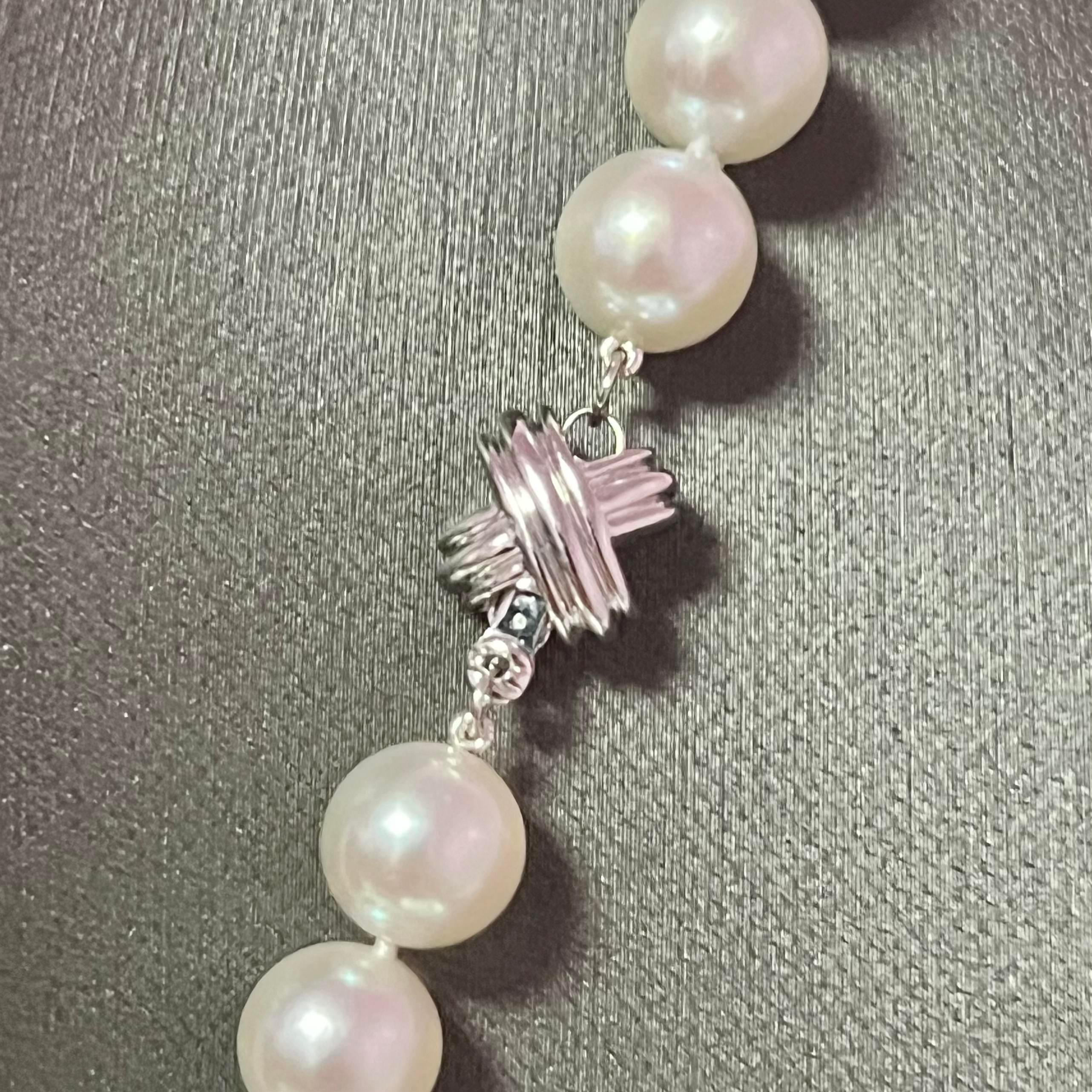 Tiffany & Co Estate Akoya Pearl Necklace 34