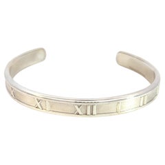 Tiffany & Co Estate Atlas Cuff Bracelet 7" Sterling Silver