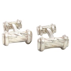 Boutons de manchette Atlas de Tiffany & Co en argent sterling 9.29 grammes
