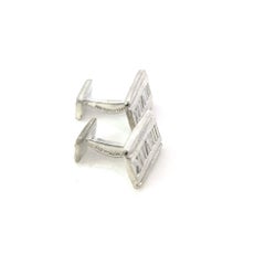 Tiffany & Co Estate "Atlas" Cufflinks Sterling Silver 9.43 Grams
