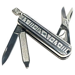 Vintage Tiffany & Co Estate Atlas Swiss Army Knife Sterling Silver