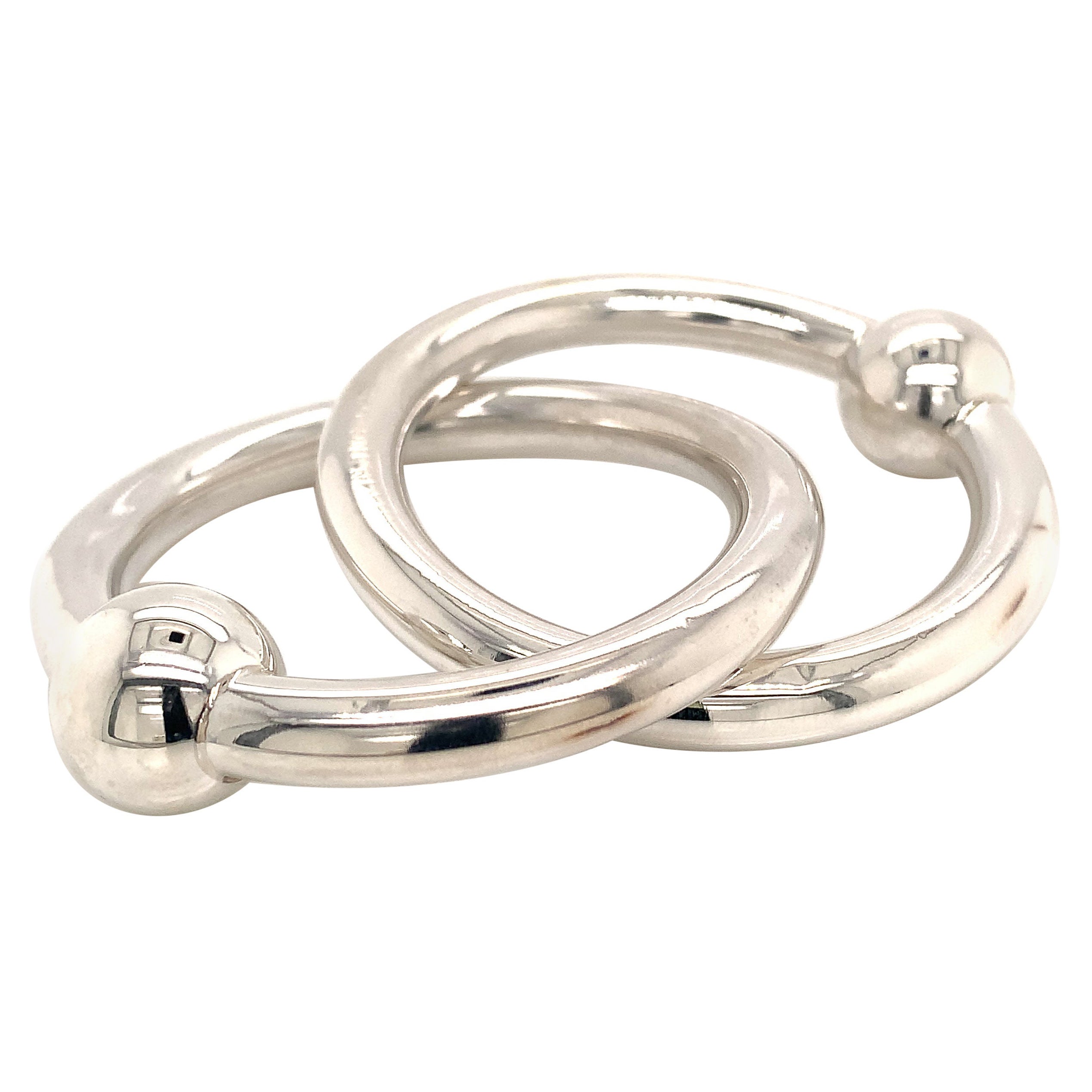 Tiffany 
Co. Estate Baby Rattle Sterling Silver 31.1 Grams