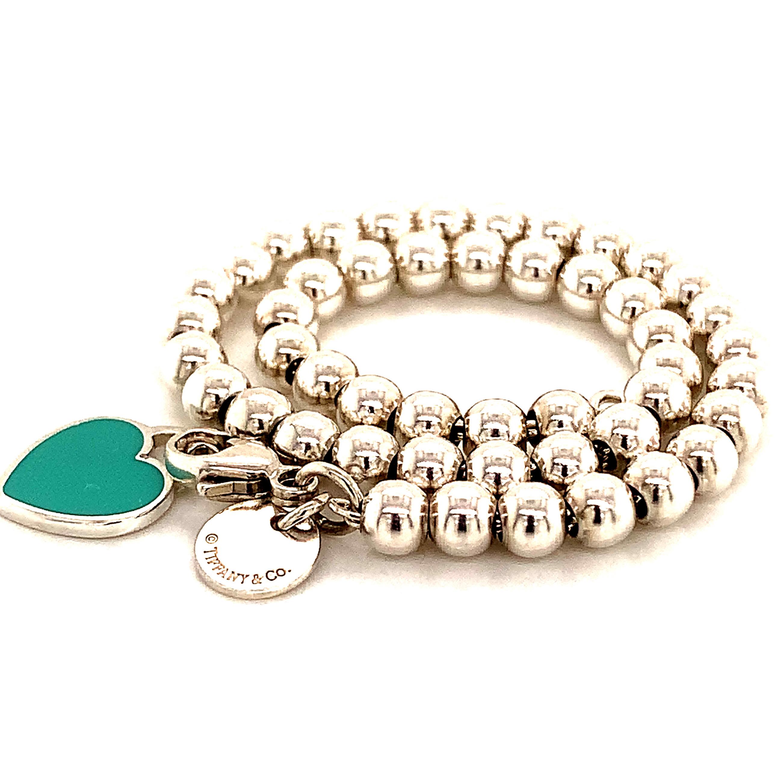 Tiffany & Co Estate Ball Bracelet 7.75