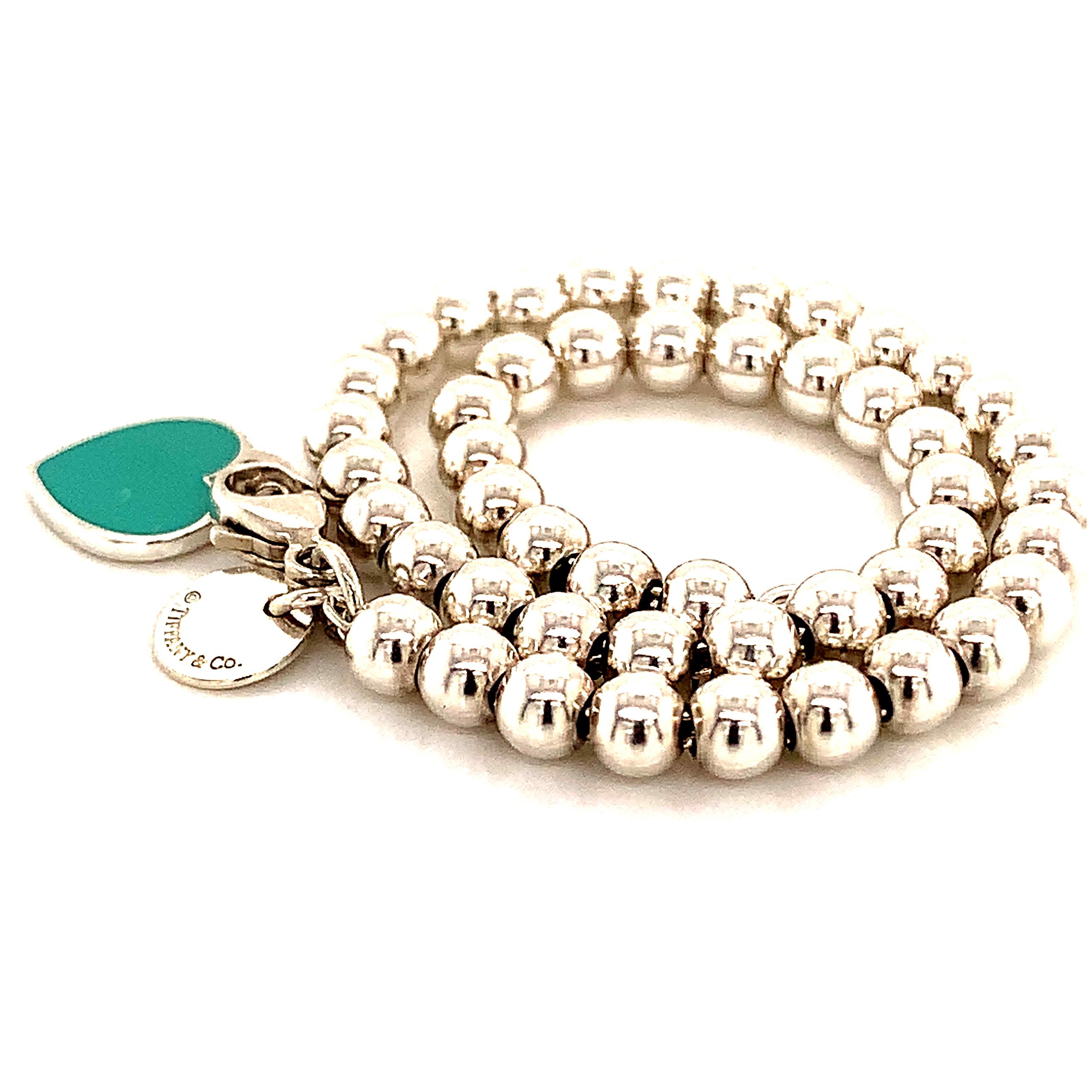 Tiffany & Co Estate Ball Bracelet 7.75