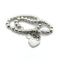 Tiffany & Co Estate Ball Bracelet Silver