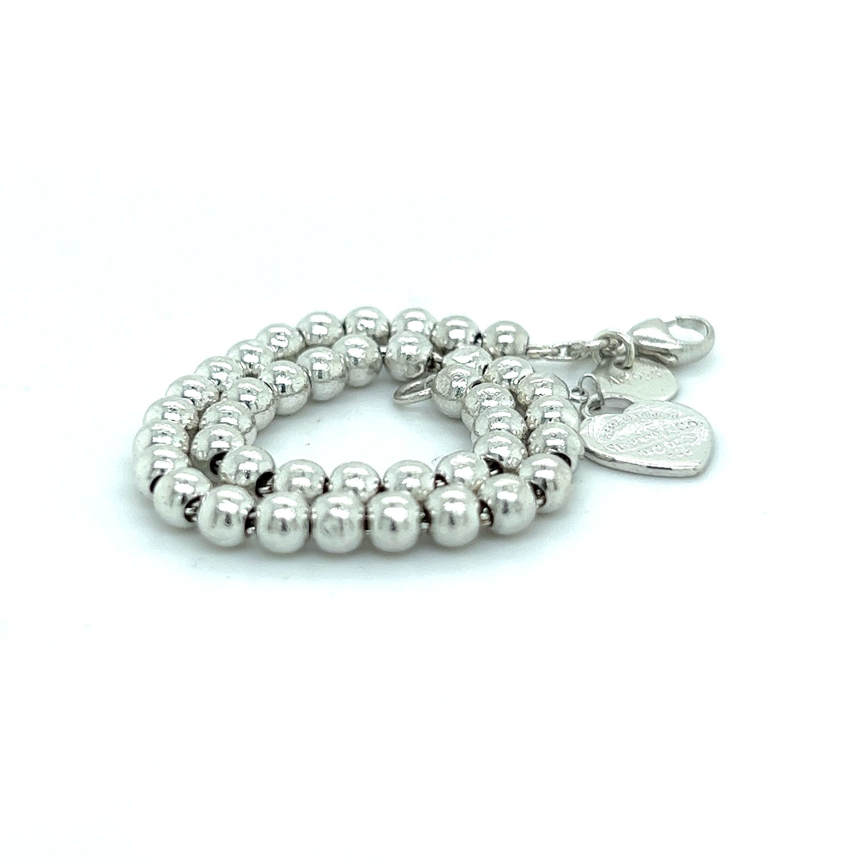 Women's Tiffany & Co Estate Ball Bracelet Silver