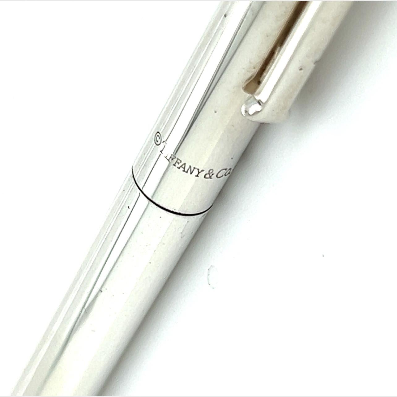 tiffany and co silver pen