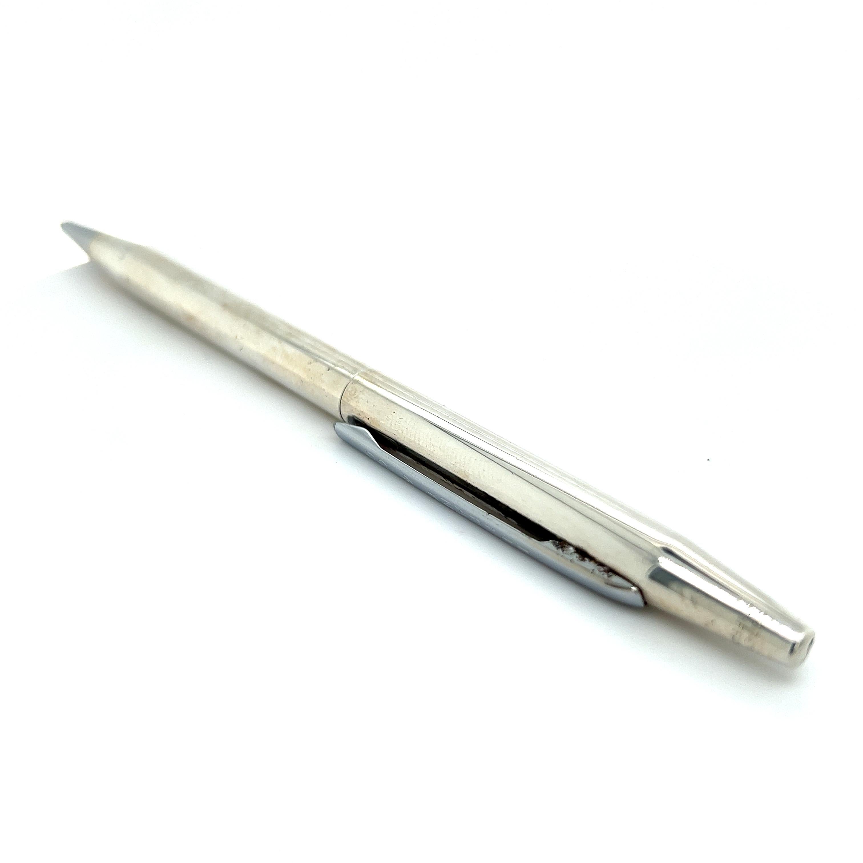 Women's or Men's Tiffany & Co Estate Ballpoint Pen Sterling Silver