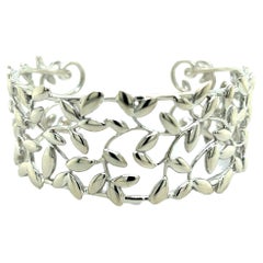 Tiffany & Co Estate Bangle Cuff Bracelet Sterling Silver by Paloma Picasso
