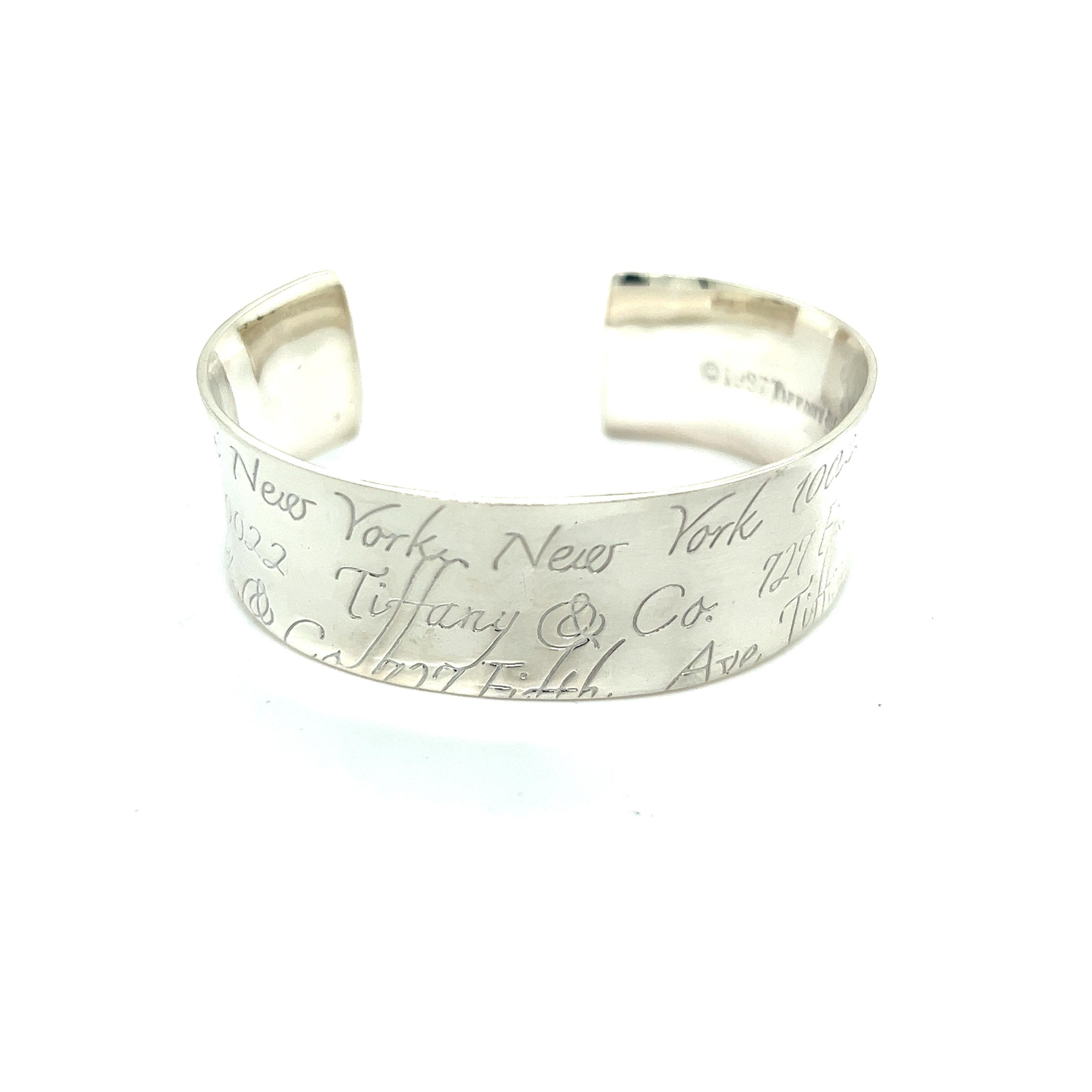 tiffany and co cuff bracelet 1997