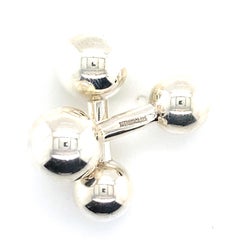 Tiffany & Co. Estate Barbell Cufflinks Sterling Silver 8.72 Grams