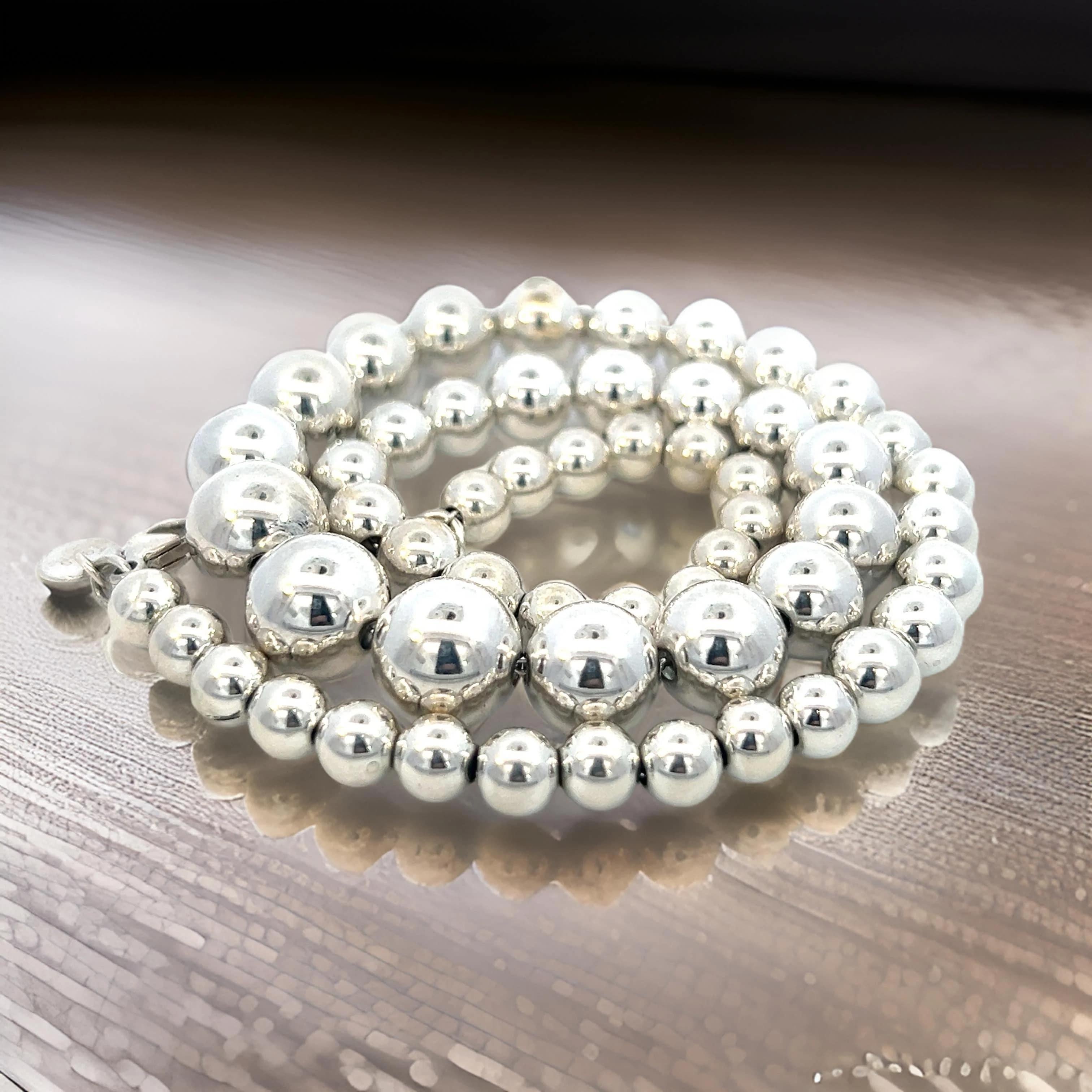 Tiffany & Co Estate Beaded Necklace 17