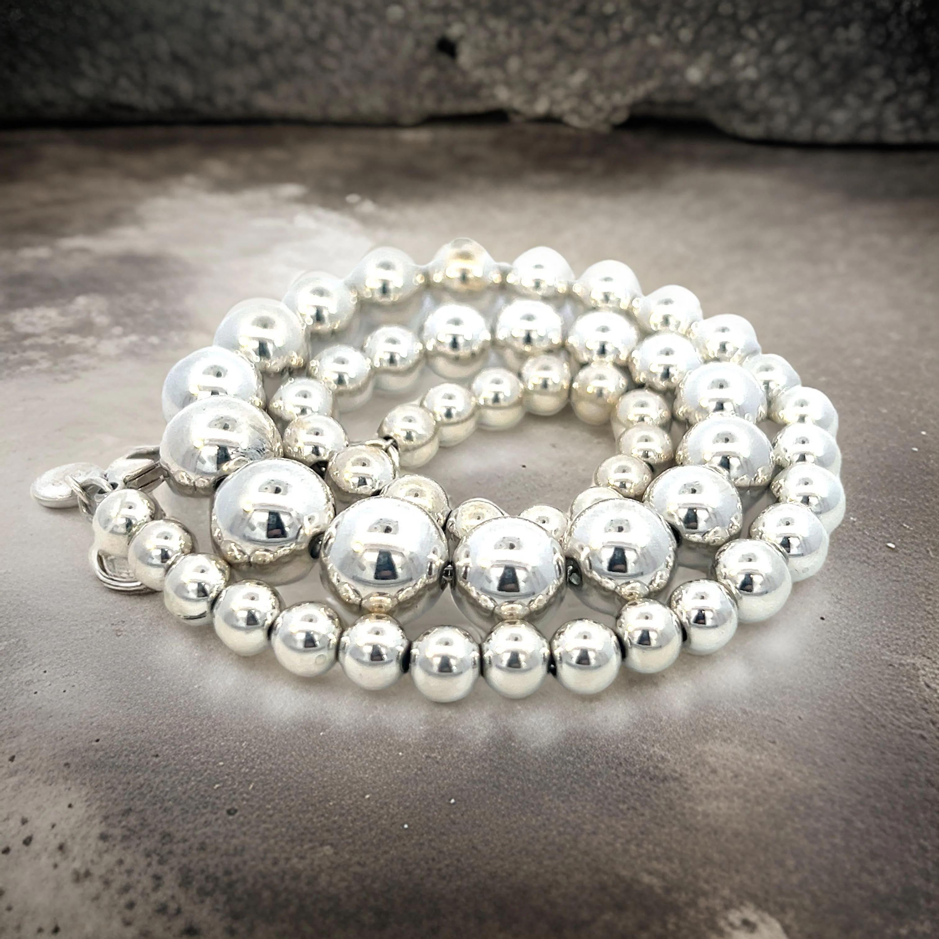 Tiffany & Co Estate Beaded Necklace 17
