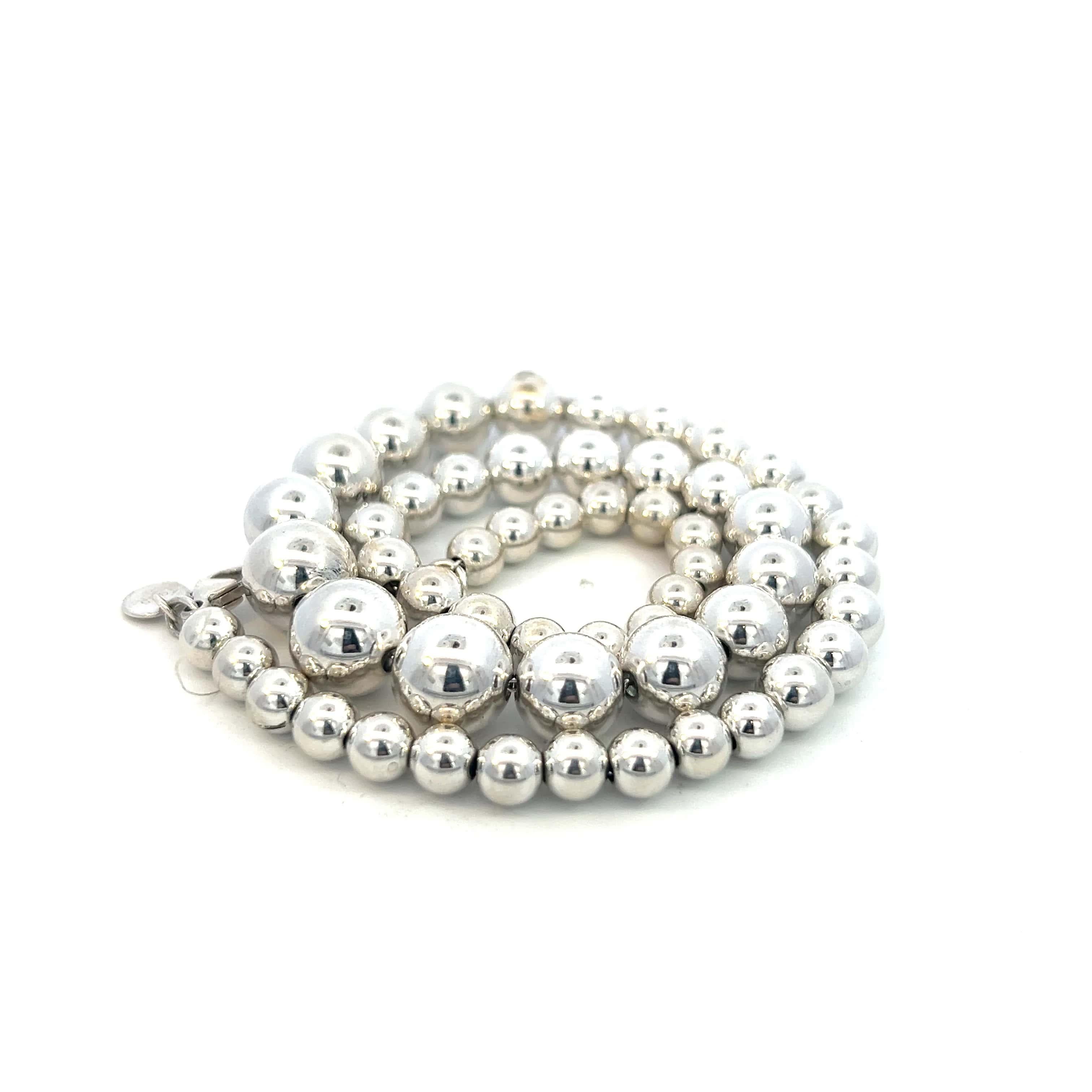 Tiffany & Co Estate Beaded Necklace 17