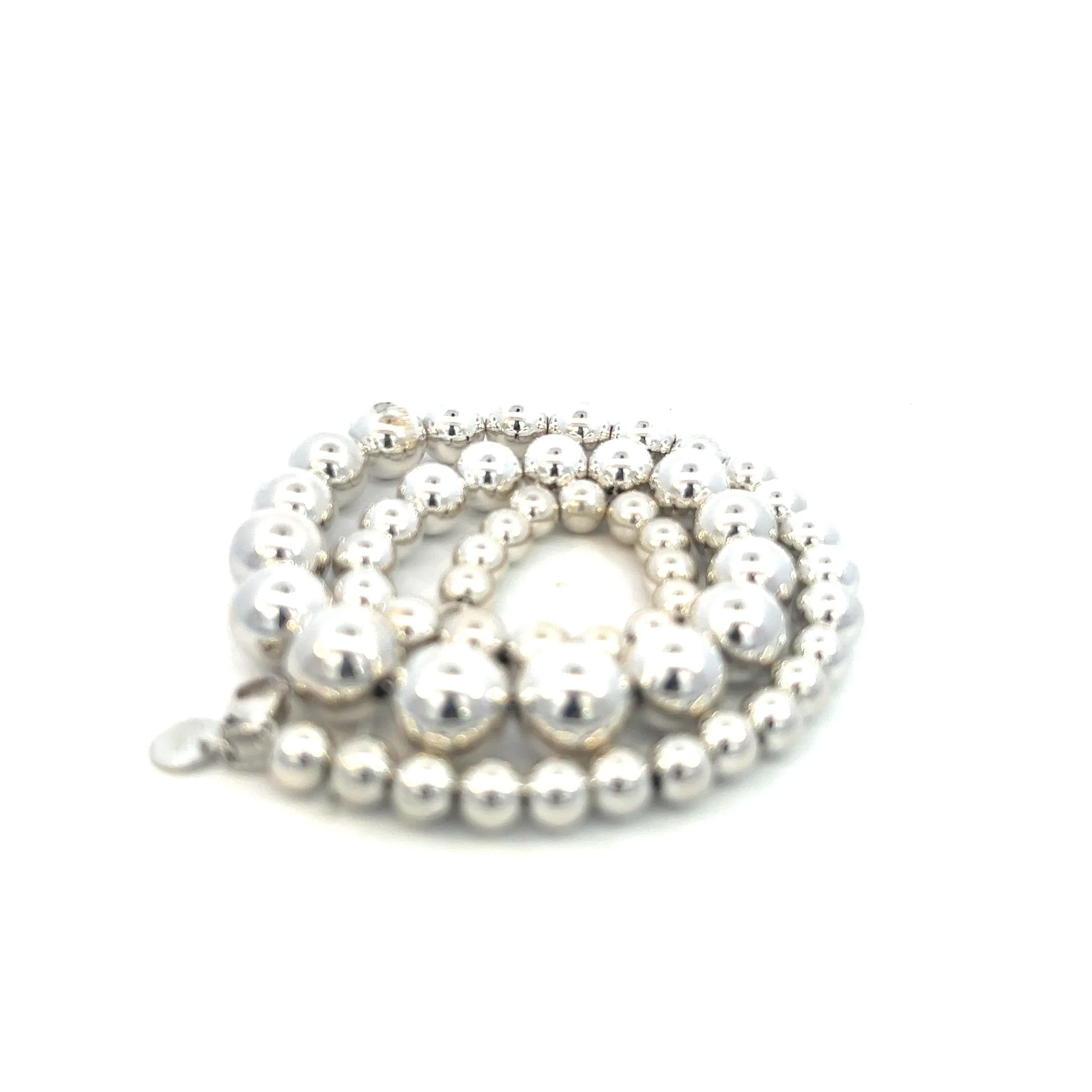Tiffany & Co Estate Beaded Necklace 17