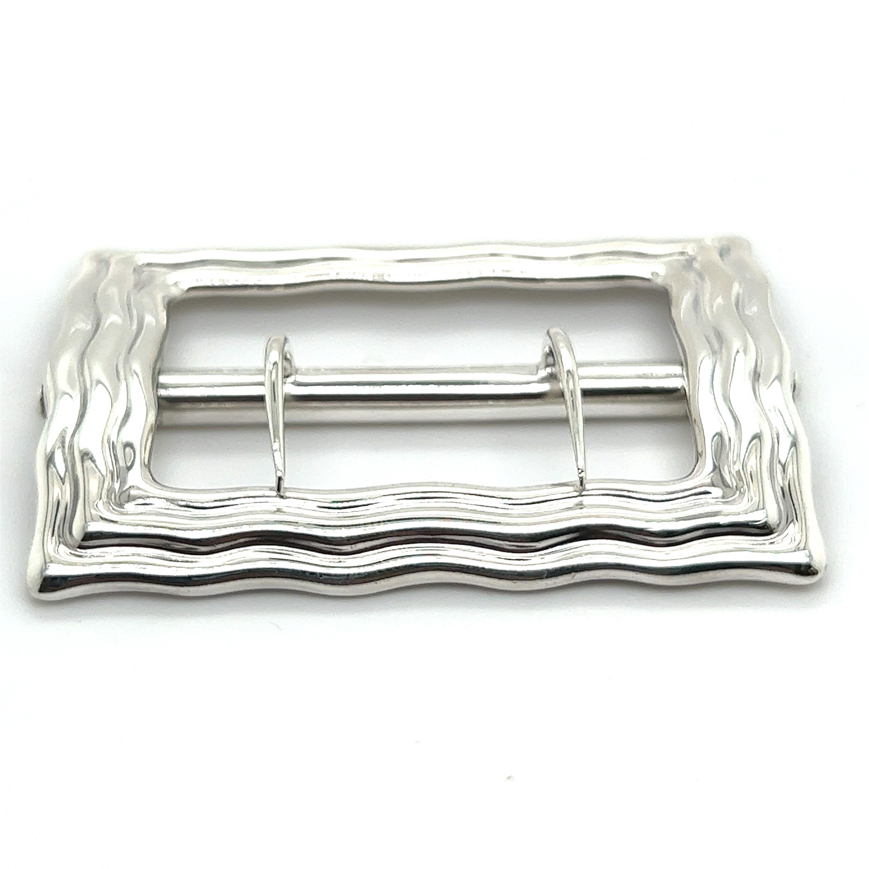 Tiffany & Co. Estate Belt Buckle Sterling Silver 2