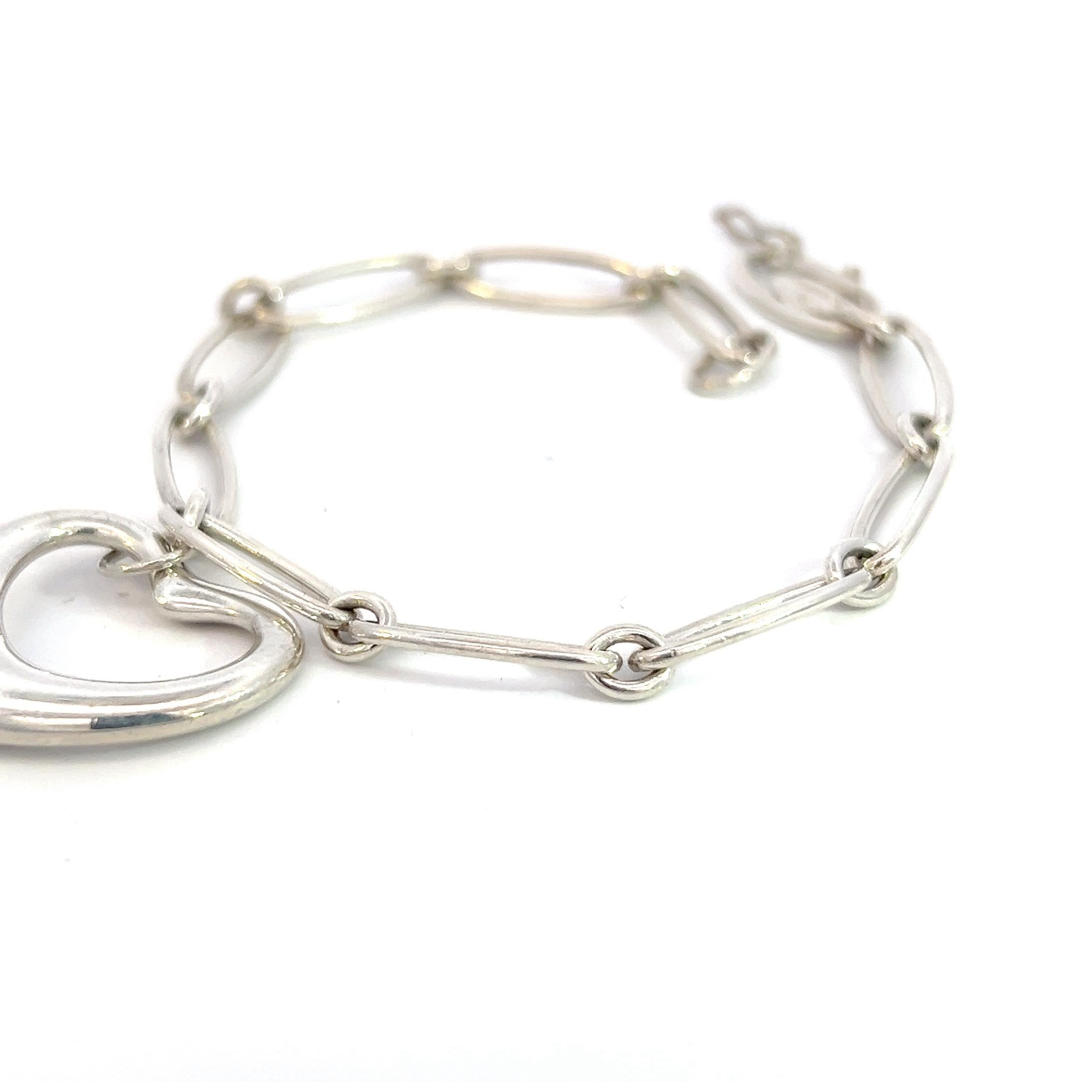 Authentic Tiffany & Co Estate Bracelet with Heart 7
