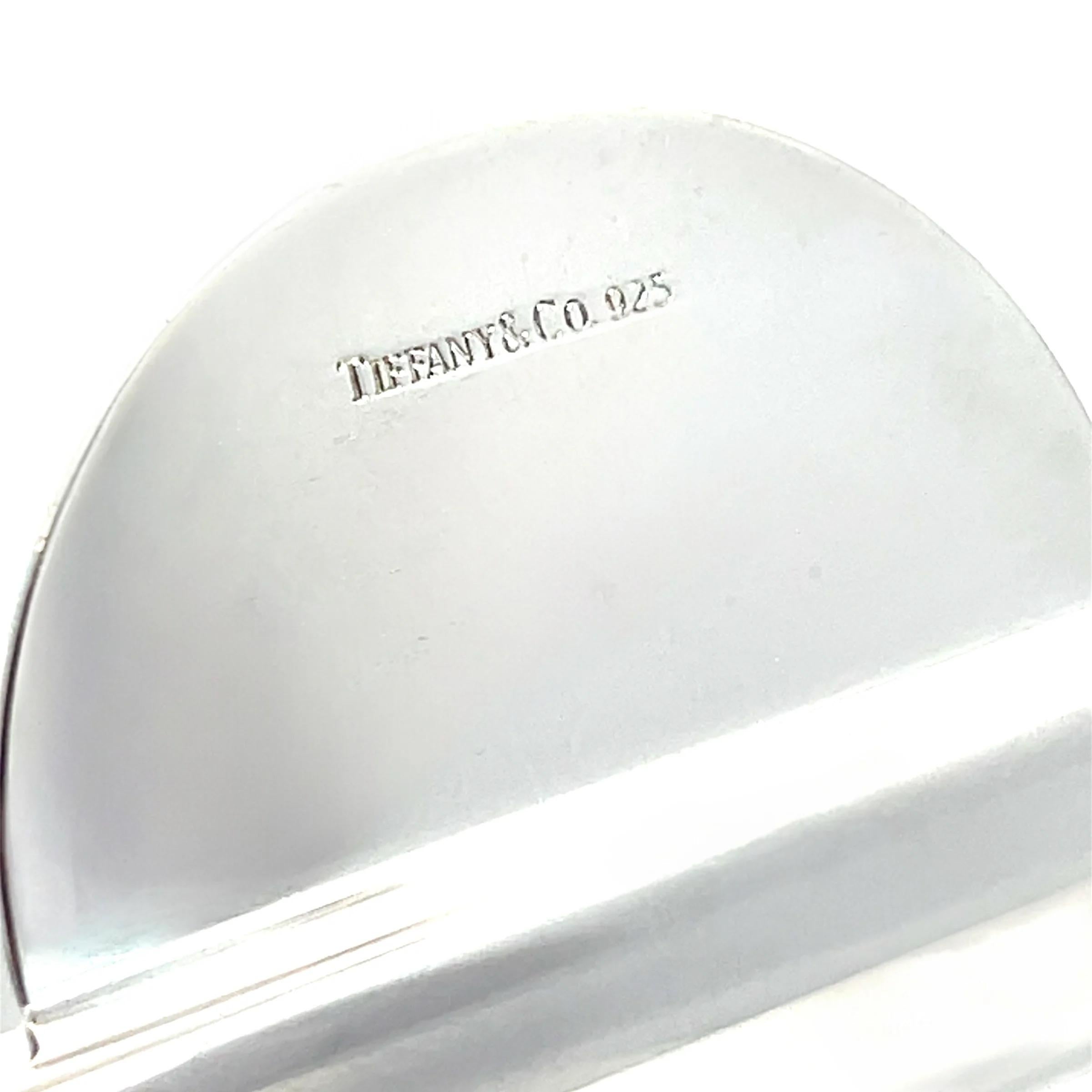 Women's or Men's Tiffany & Co Estate Business Card Holder Sterling Silver 43.18 Grams For Sale