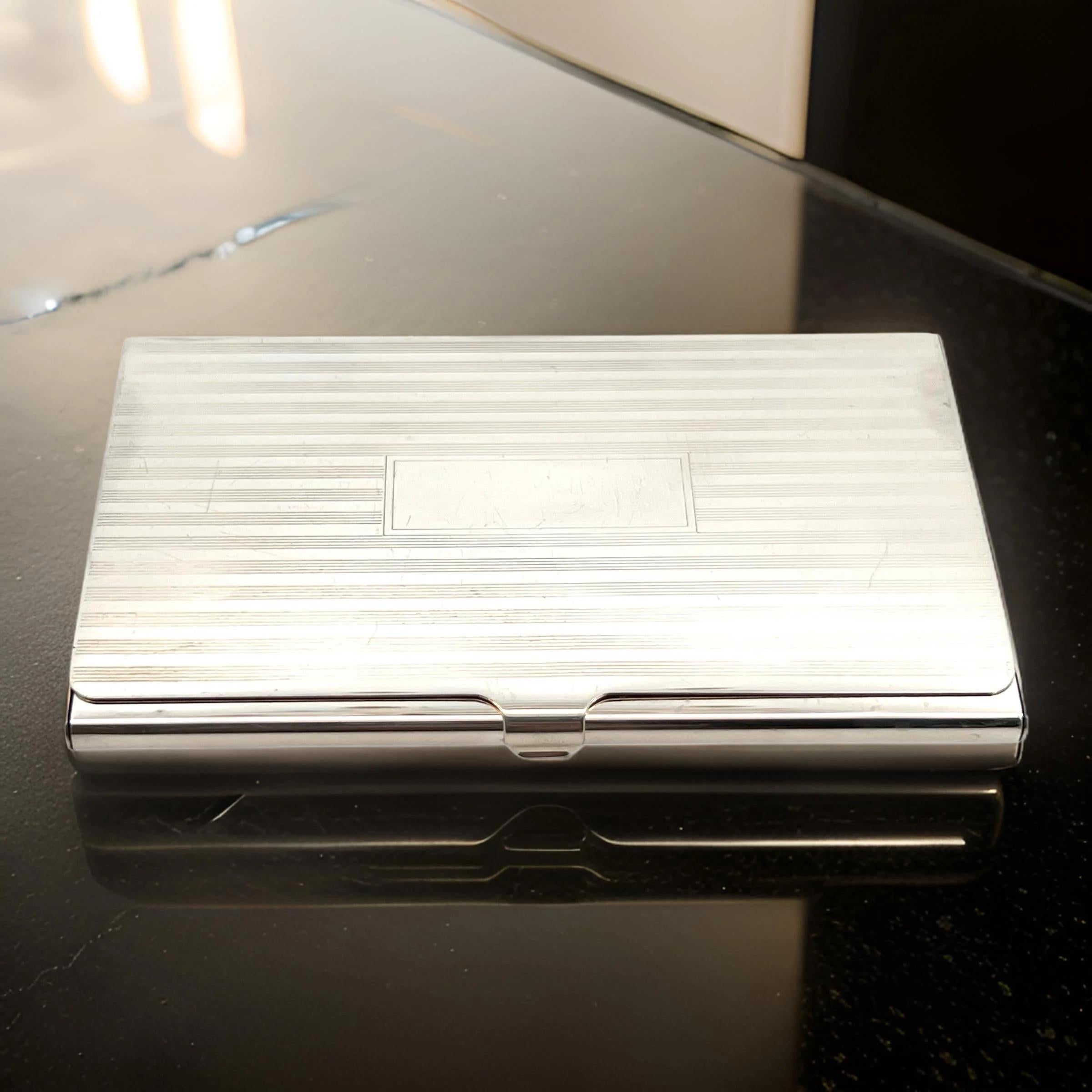 Tarjetero Tiffany & Co Estate Plata de ley 58.1 gramos en venta 6