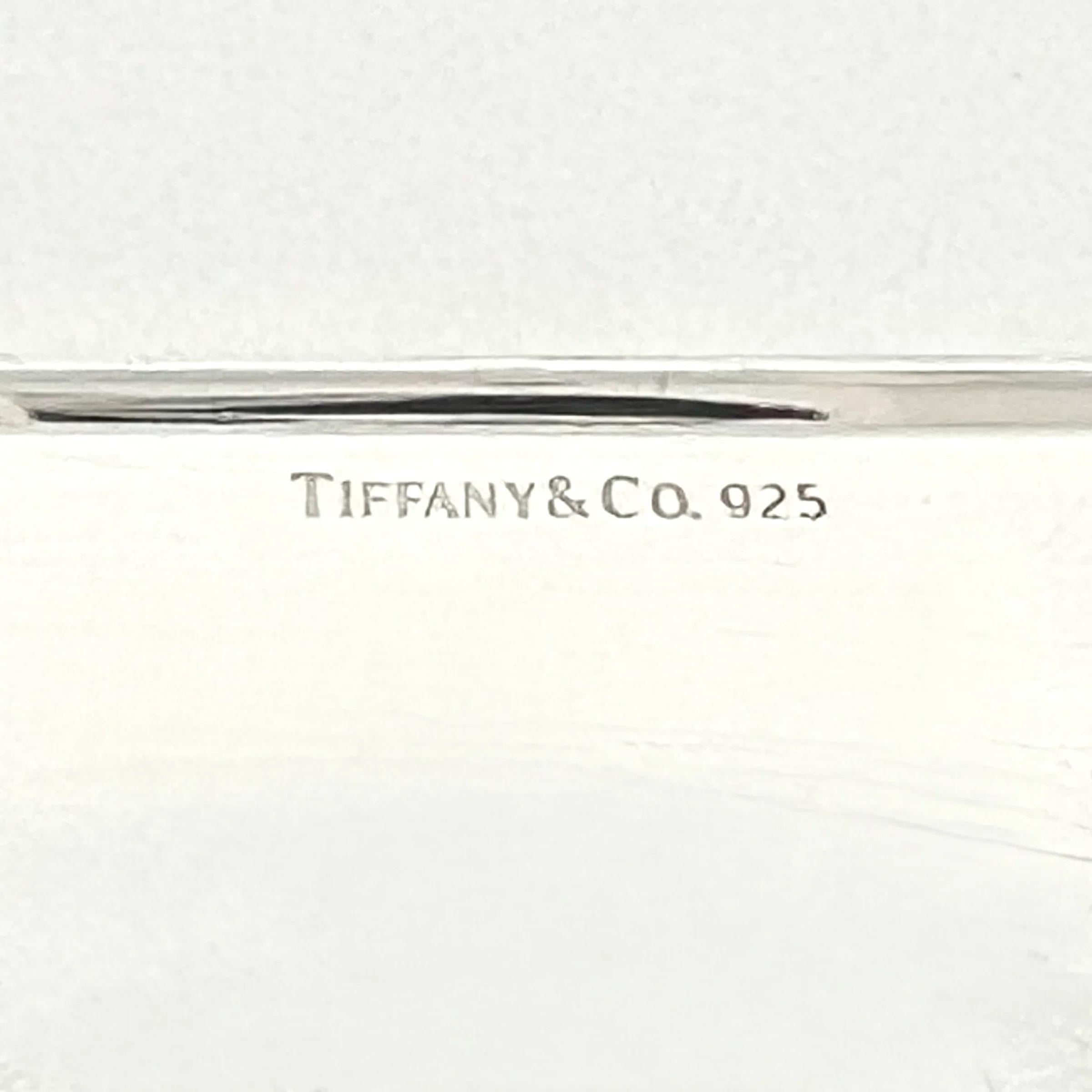Tarjetero Tiffany & Co Estate Plata de ley 58.1 gramos en venta 7