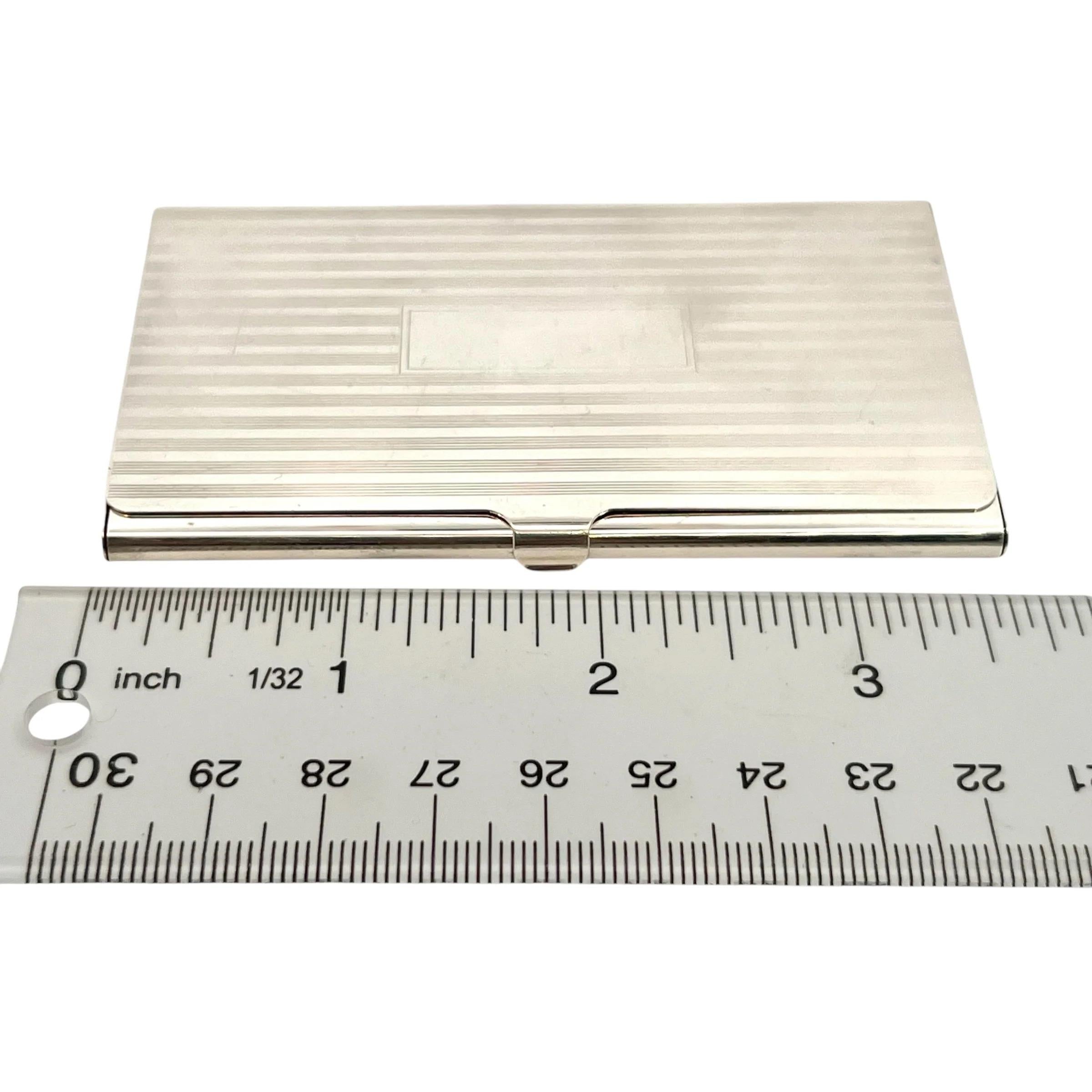 Tarjetero Tiffany & Co Estate Plata de ley 58.1 gramos en venta 10