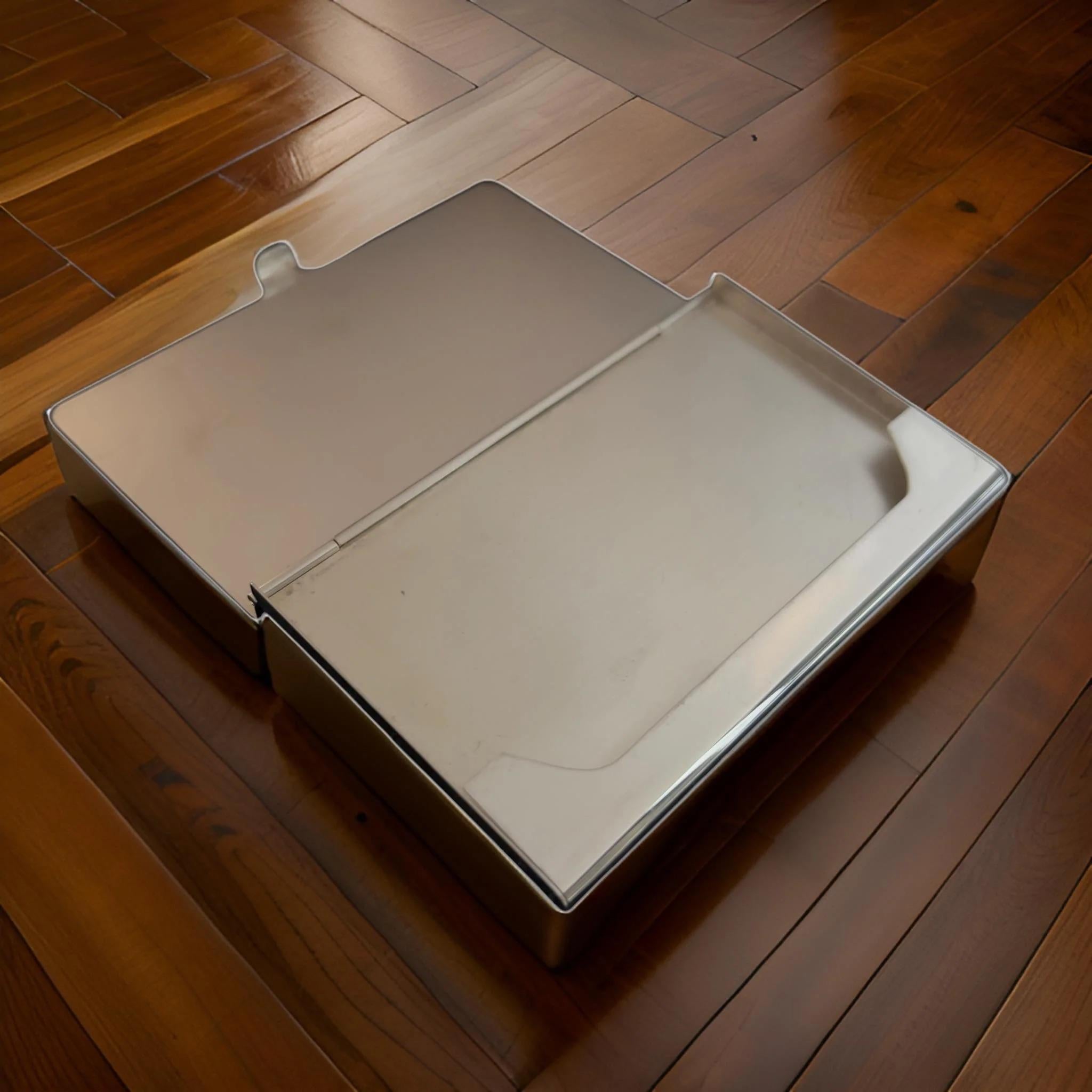 Tiffany & Co Estate Business Card Holder Sterling Silver In Good Condition For Sale In Brooklyn, NY