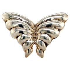 Tiffany & Co Estate Butterfly Brooch Sterling Silver 10.3 Gram