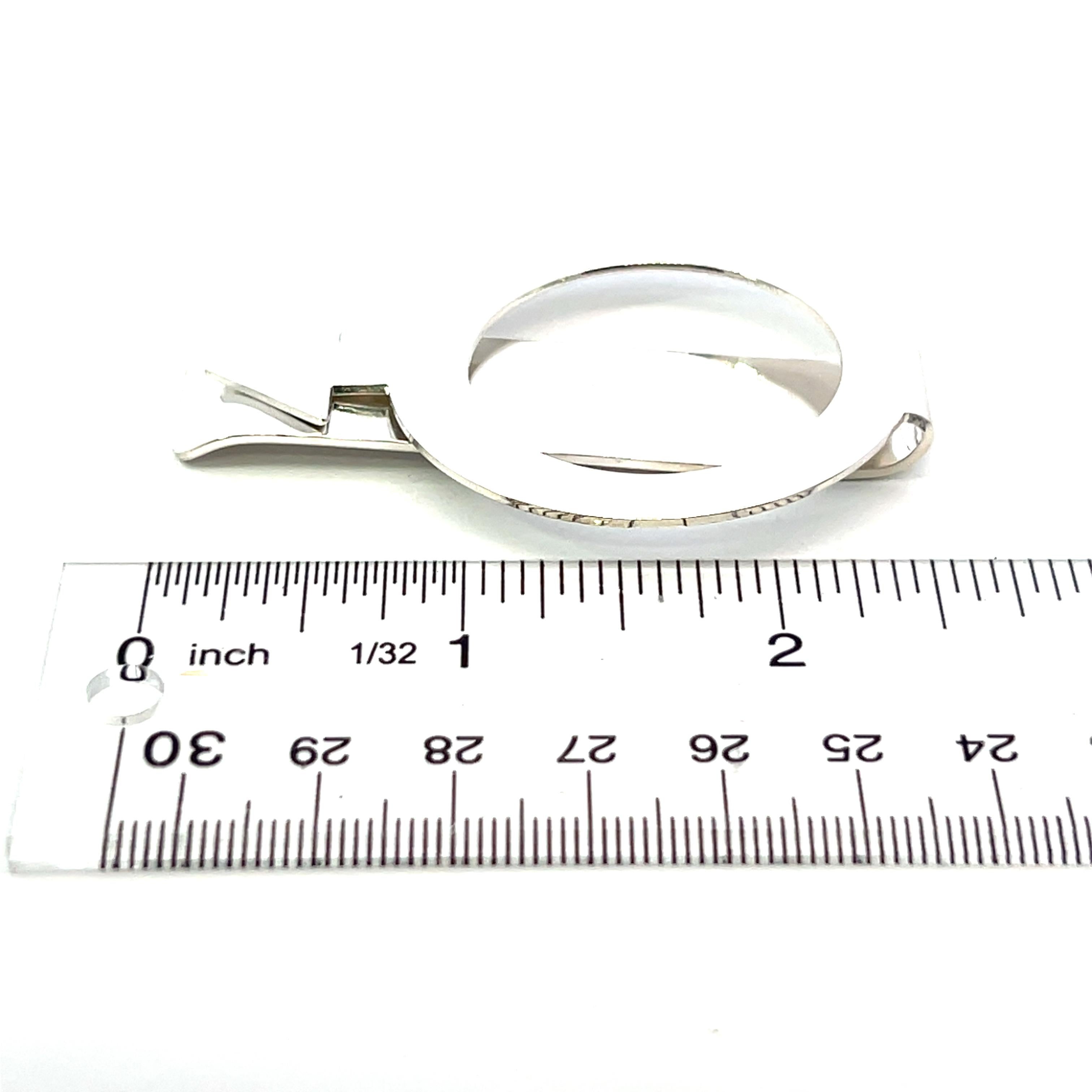 Tiffany & Co Estate Circle Arrow Money Clip Sterling Silver en vente 6