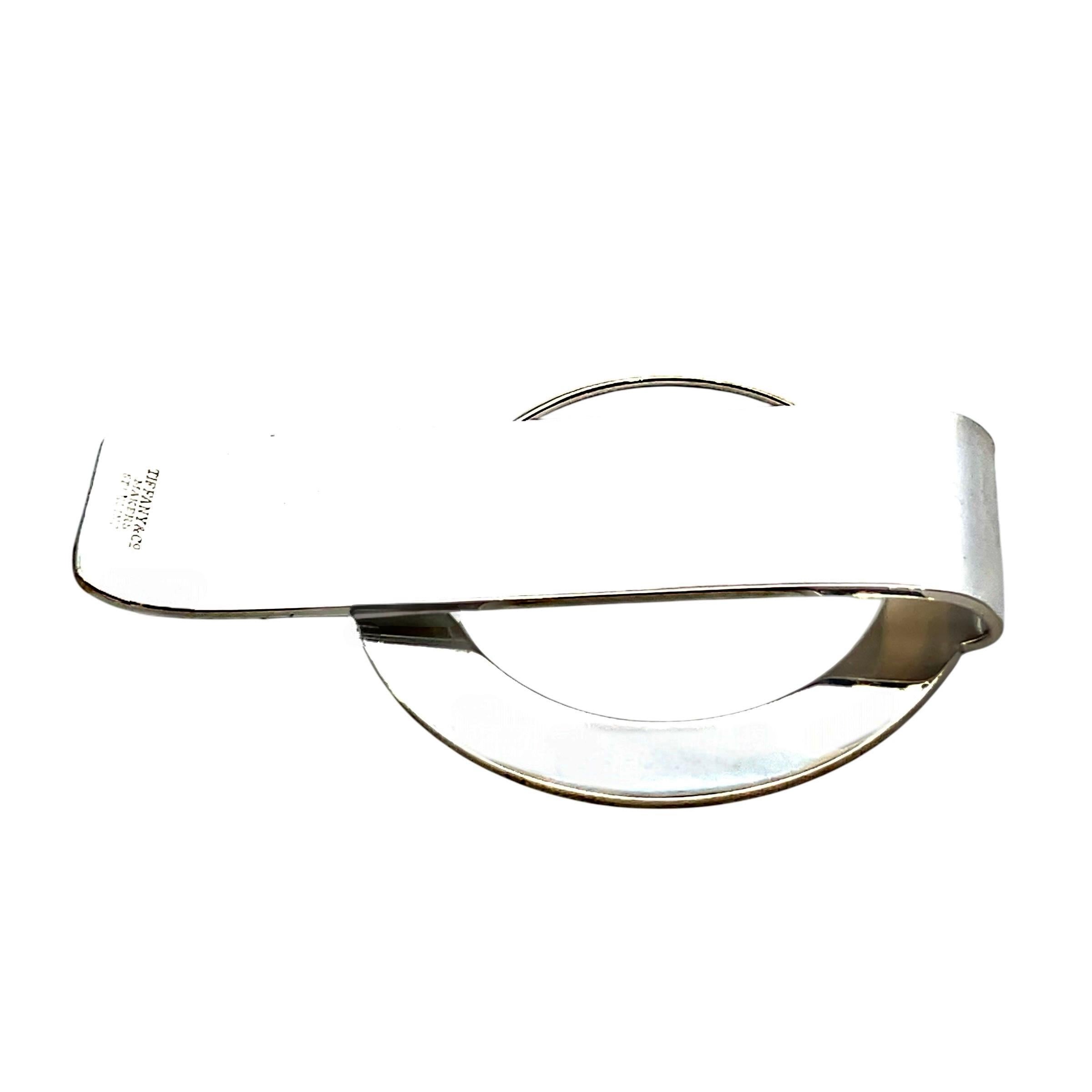 Tiffany & Co Estate Circle Arrow Money Clip Sterling Silver en vente 1