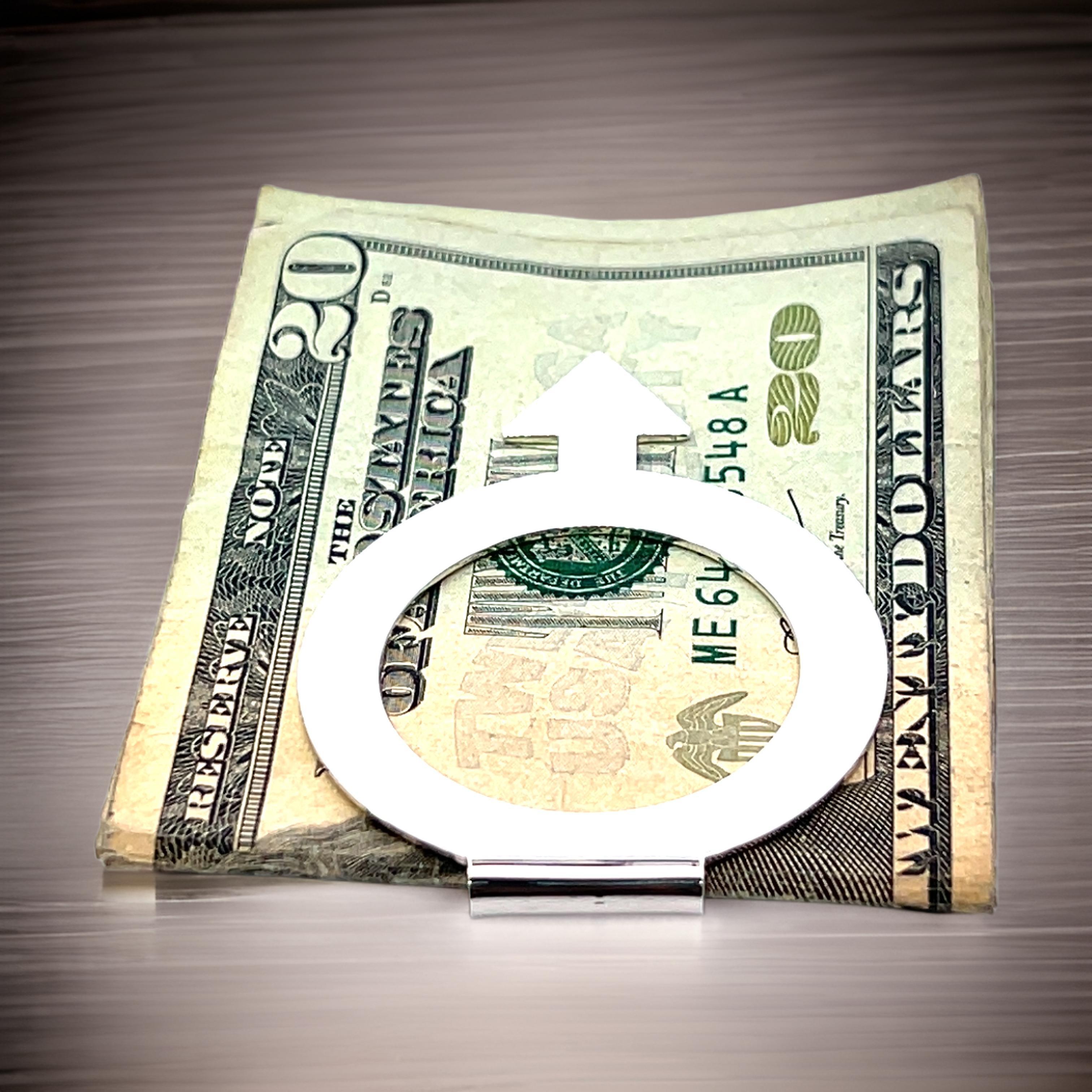 Tiffany & Co Estate Circle Arrow Money Clip Sterling Silver en vente 4