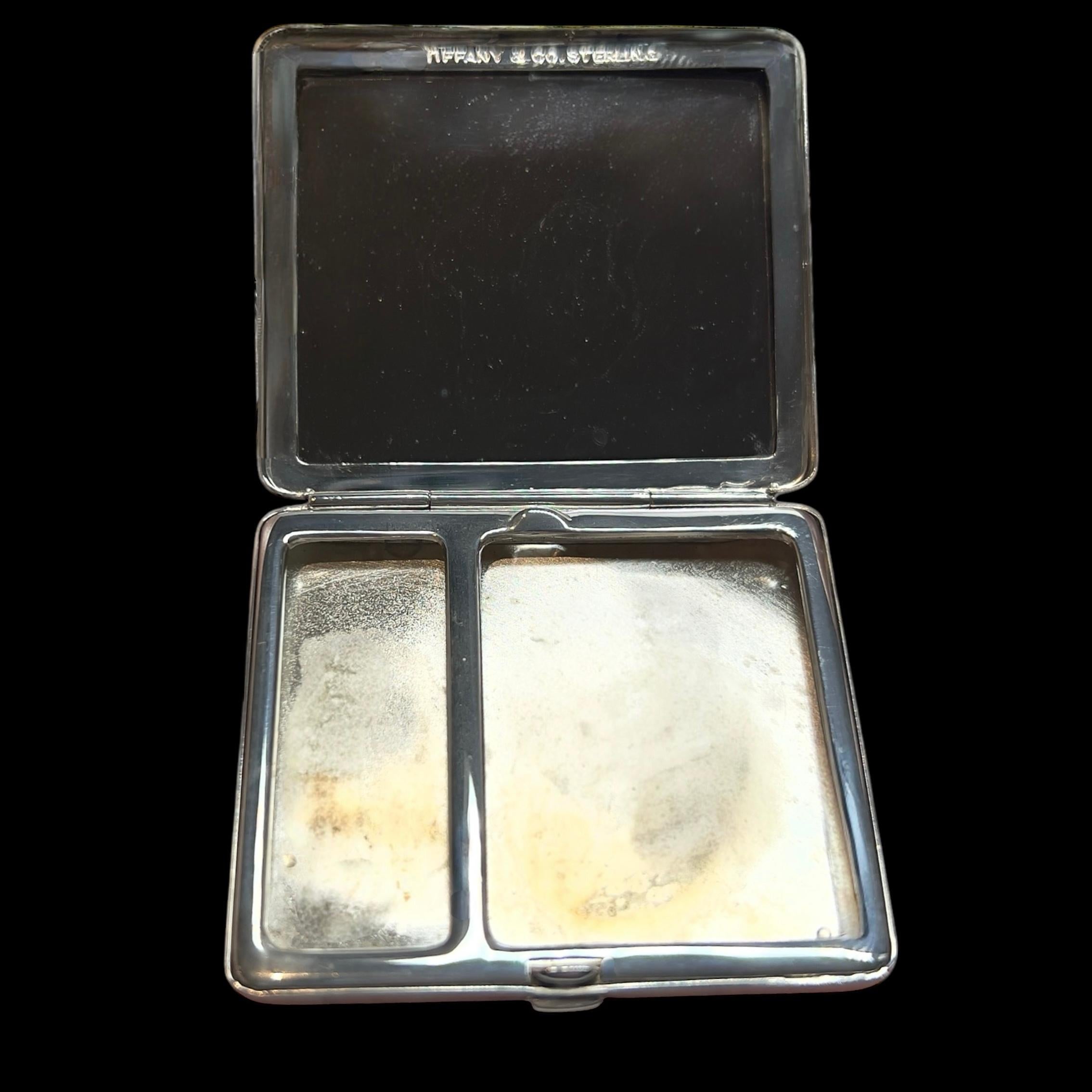 Tiffany & Co. Estate Specchio Compatto Argento Sterling 43,9 Grammi in vendita 1