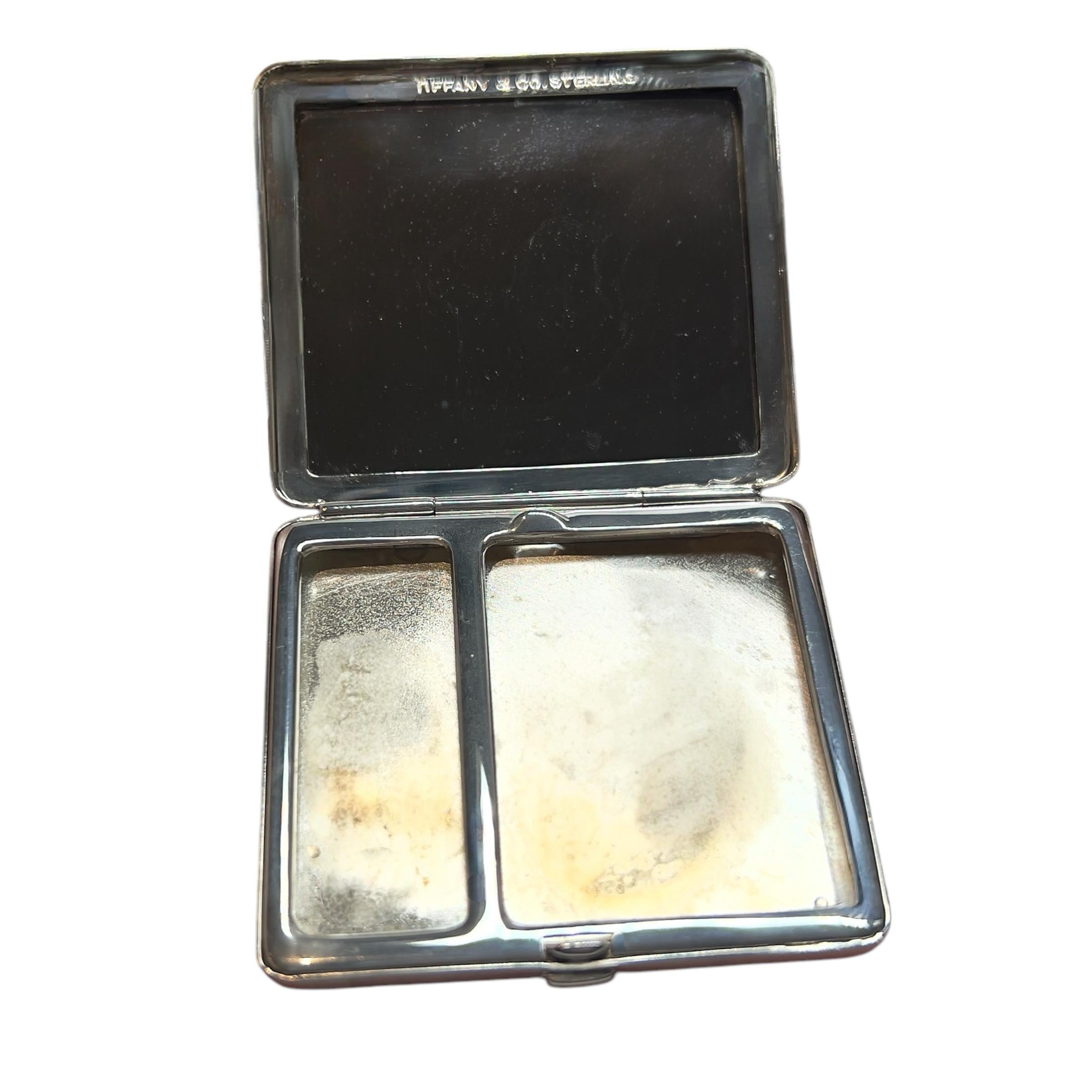 Tiffany & Co. Estate Specchio Compatto Argento Sterling 43,9 Grammi in vendita 4