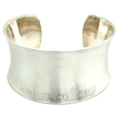 Tiffany & Co Estate Cuff Bangle Bracelet Sterling Silver