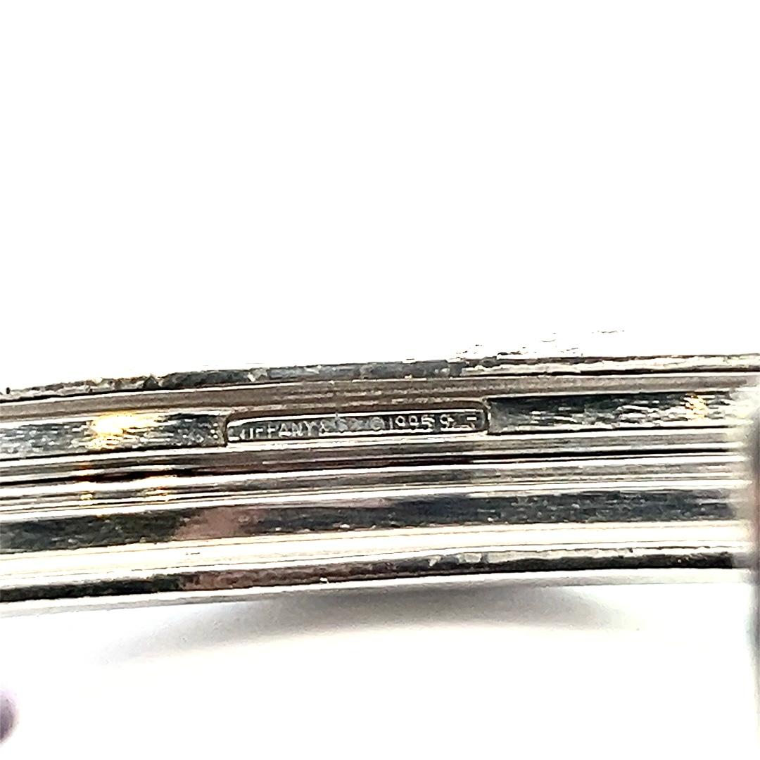 Manschettenarmband aus Sterlingsilber von Tiffany & Co Estate 6,5