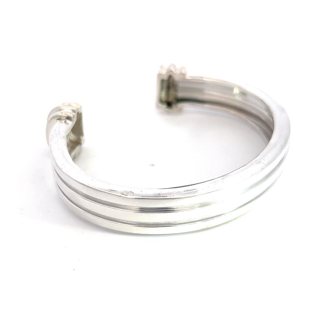 Manschettenarmband aus Sterlingsilber von Tiffany & Co Estate 6,5