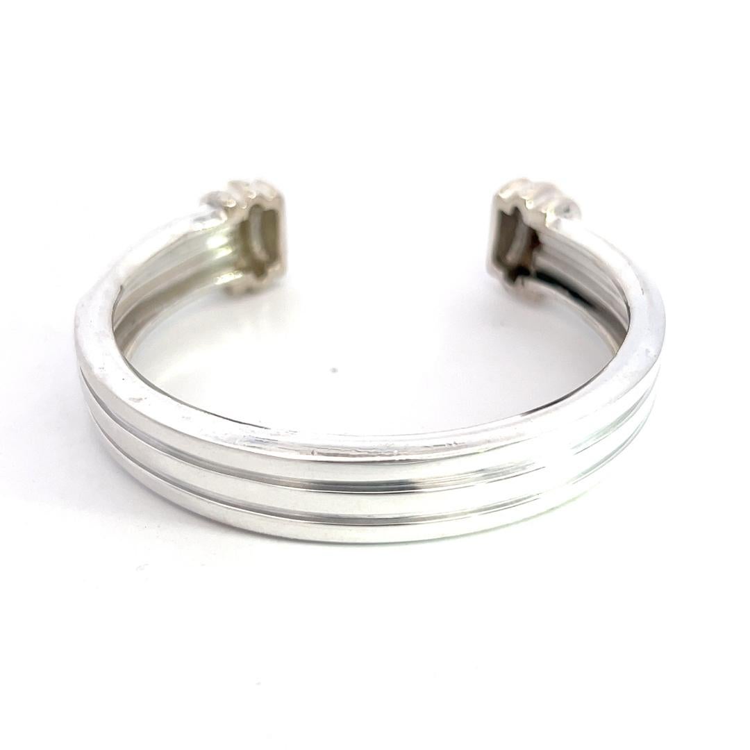 Manschettenarmband aus Sterlingsilber von Tiffany & Co Estate 6,5