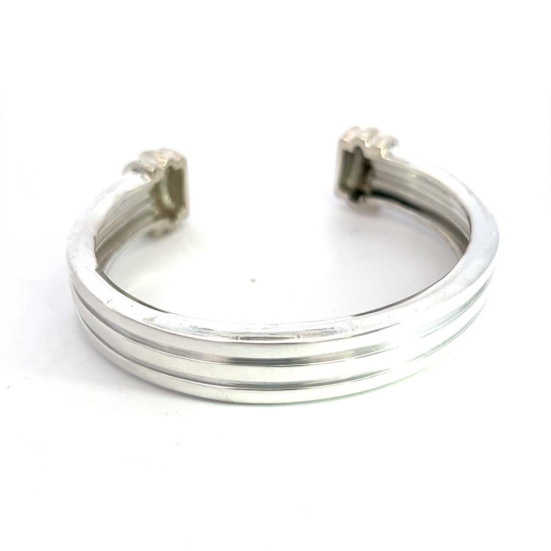 Manschettenarmband aus Sterlingsilber von Tiffany & Co Estate 6,5