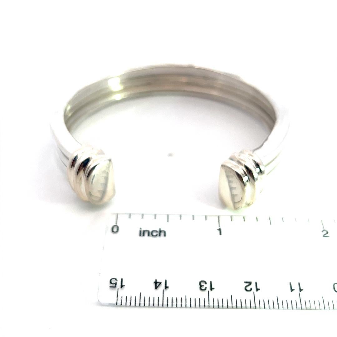 Manschettenarmband aus Sterlingsilber von Tiffany & Co Estate 6,5