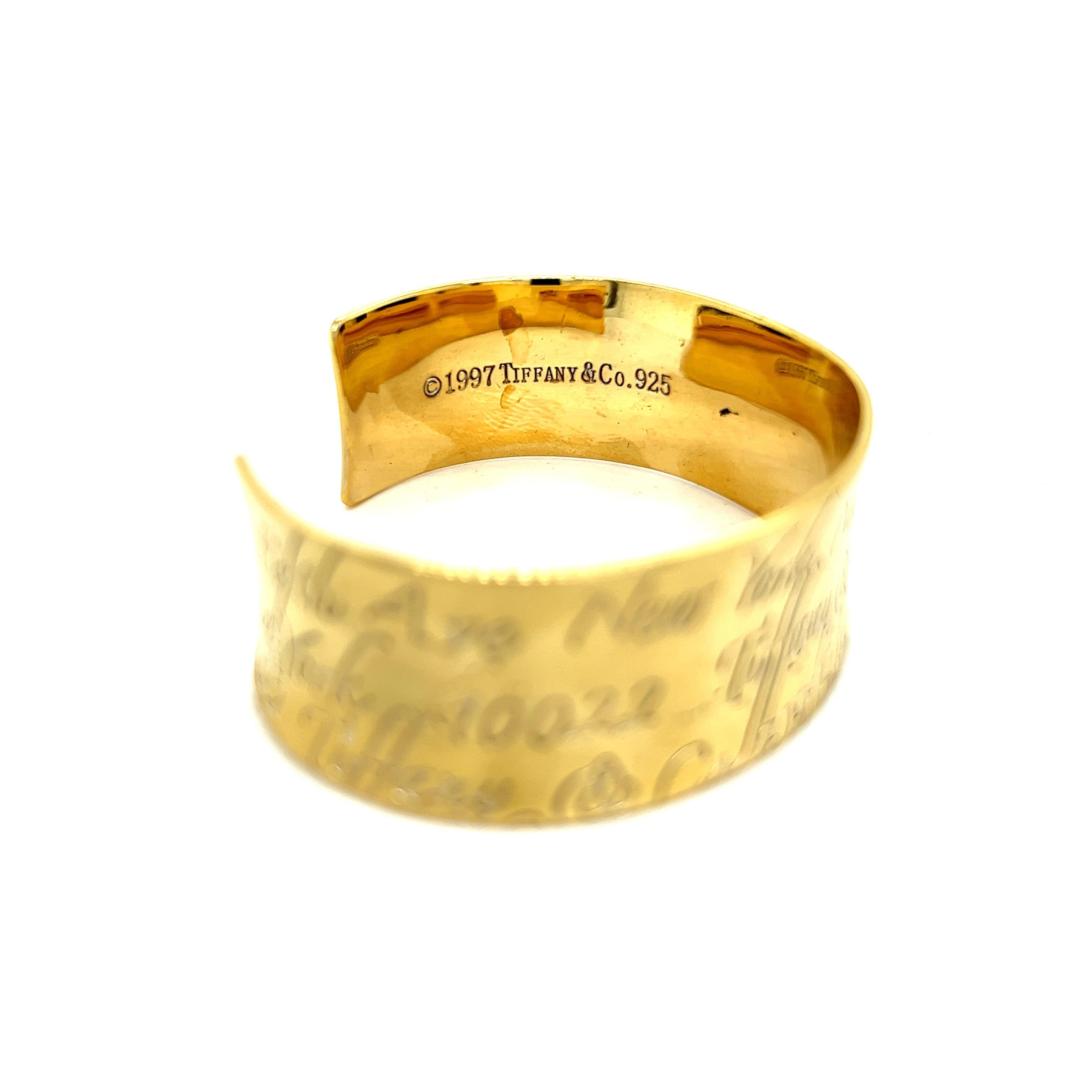 Tiffany & Co Estate Manschette Armband 7,5