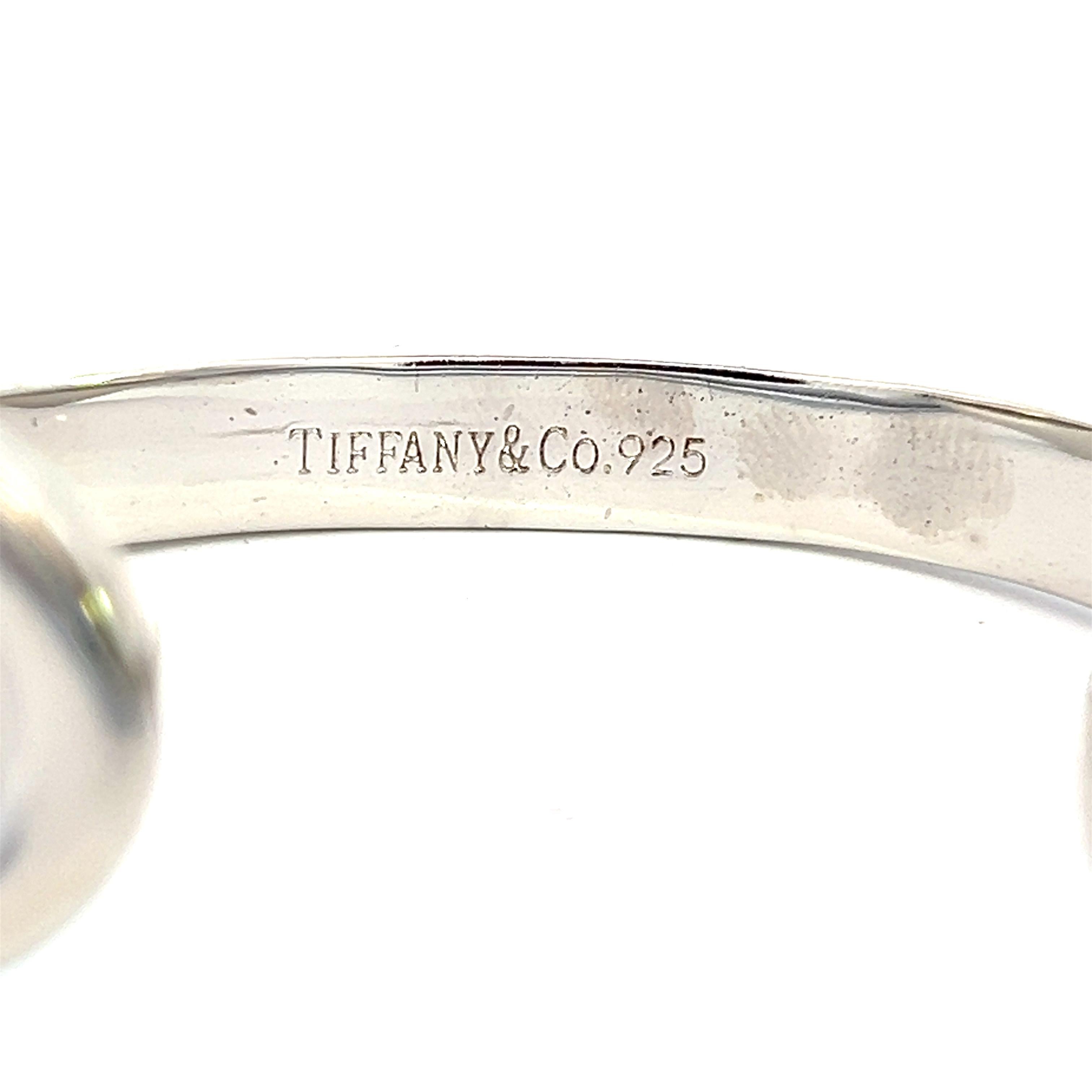 tiffany silver cuff bangle