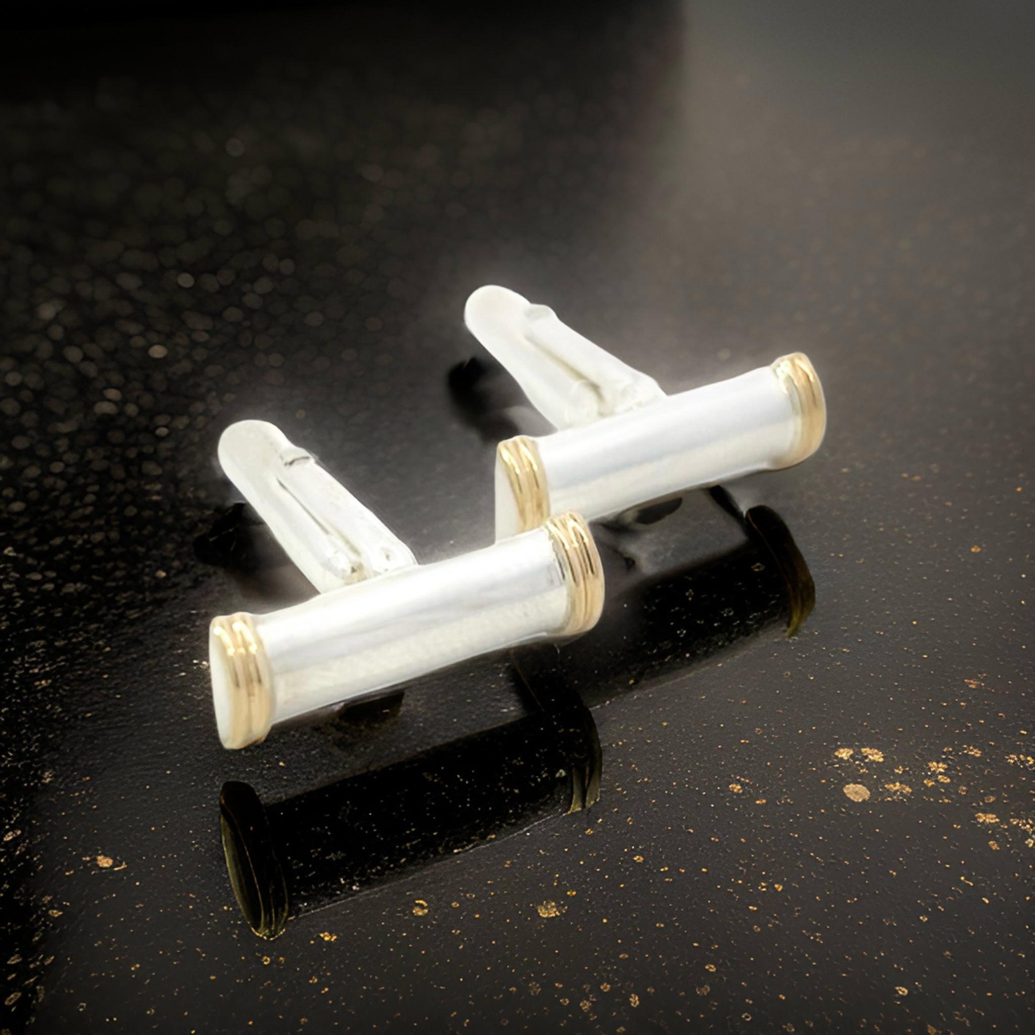 Authentic Tiffany & Co Estate Cufflinks 18k Gold and Sterling Silver TIF669

Newly professionally polished and looks wonderful!  

TRUSTED SELLER SINCE 2002

PLEASE SEE OUR HUNDREDS OF POSITIVE FEEDBACKS FROM OUR CLIENTS!!

FREE