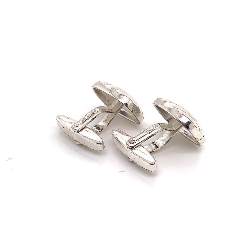 Tiffany & Co. Estate Cufflinks Sterling Silver 6.528 Gr 5