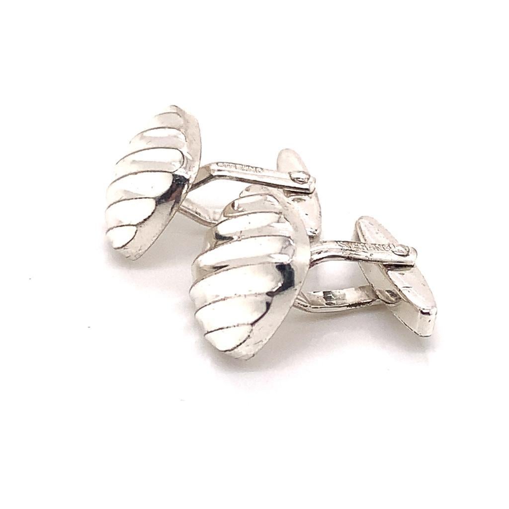 Tiffany & Co. Estate Cufflinks Sterling Silver 6.528 Gr 3